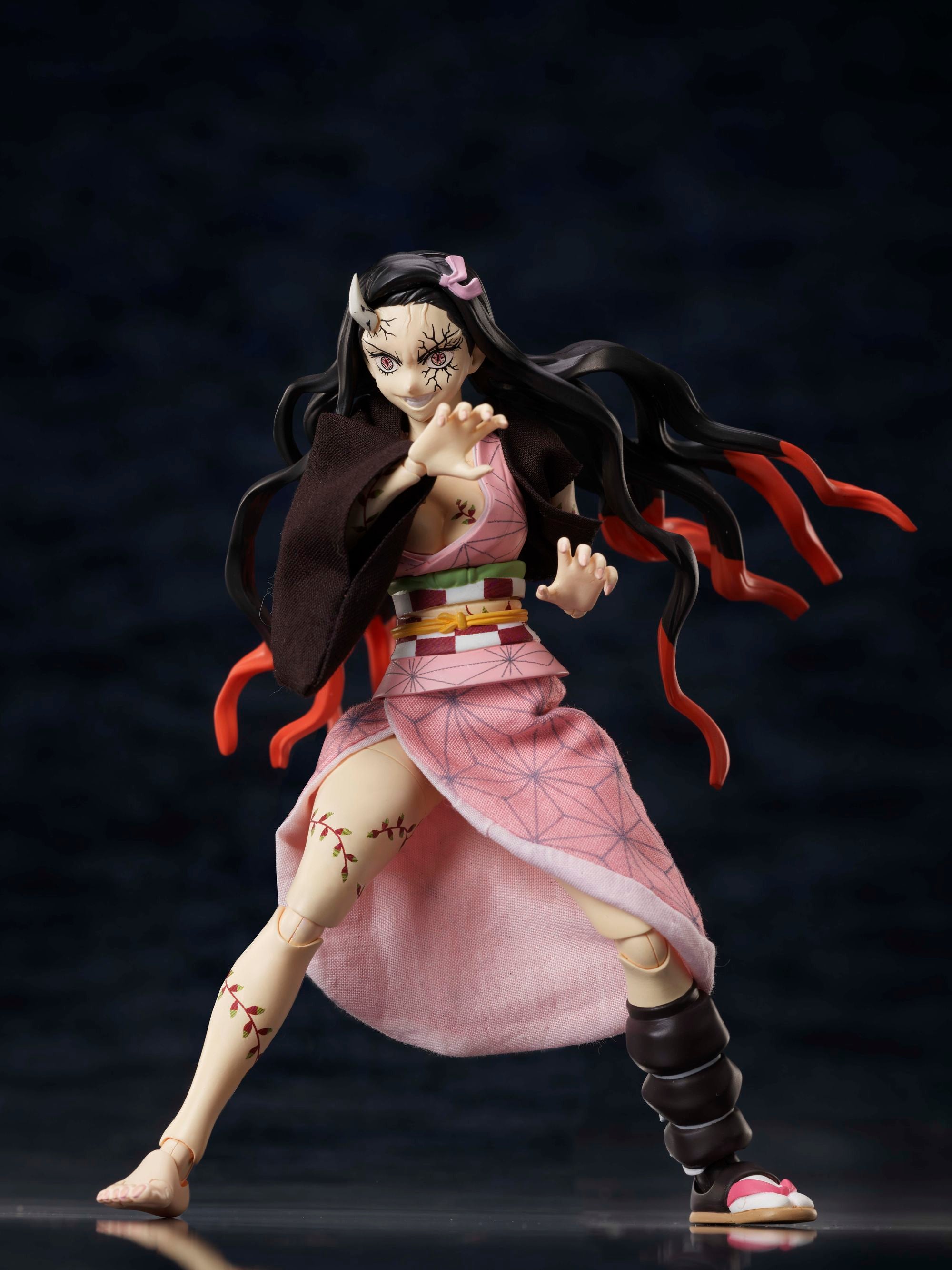 Demon Slayer: Kimetsu no Yaiba BUZZmod Action Figure 1/12 Nezuko Kamado Demon Advancing Ver.