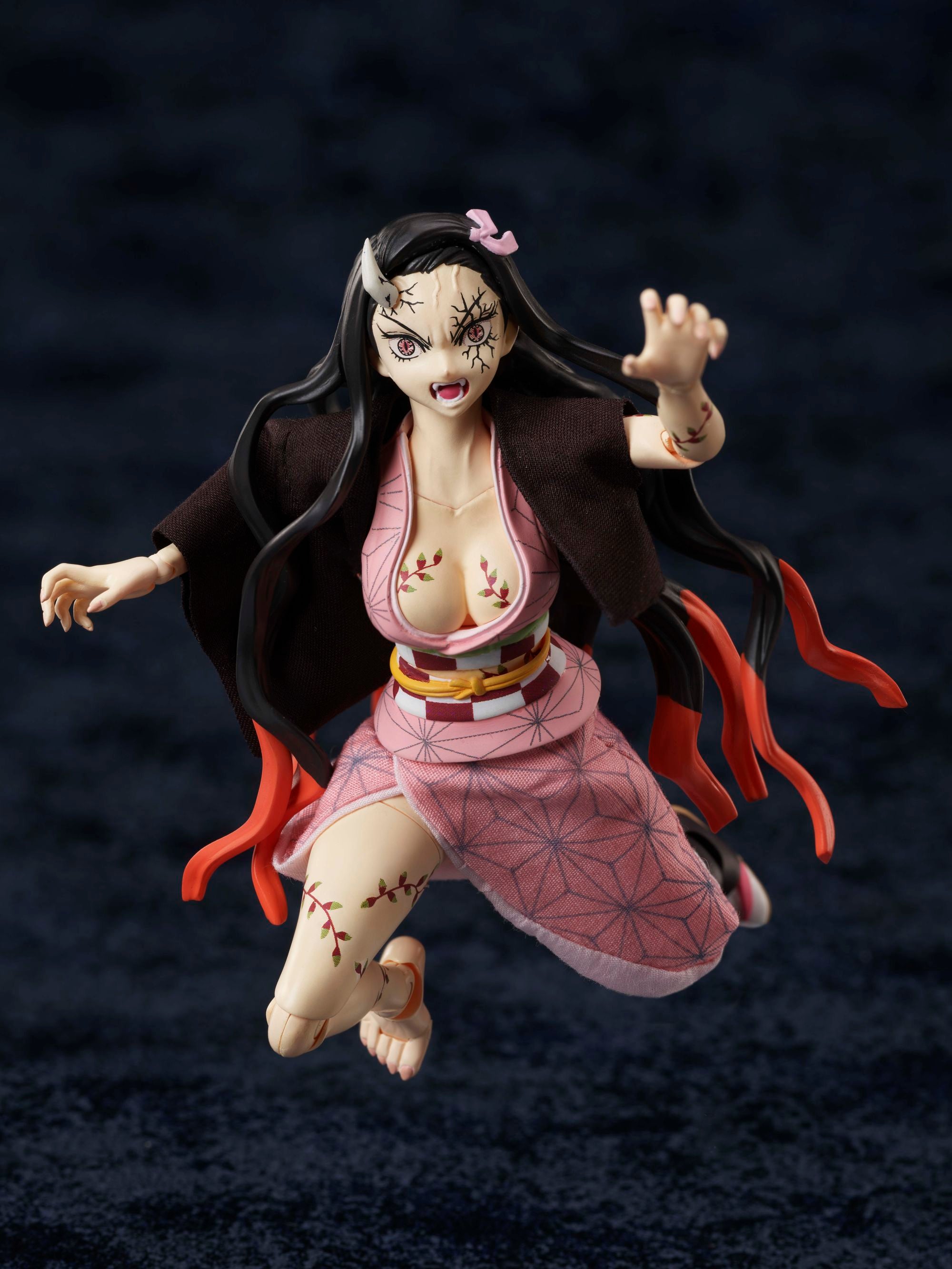 Demon Slayer: Kimetsu no Yaiba BUZZmod Action Figure 1/12 Nezuko Kamado Demon Advancing Ver.