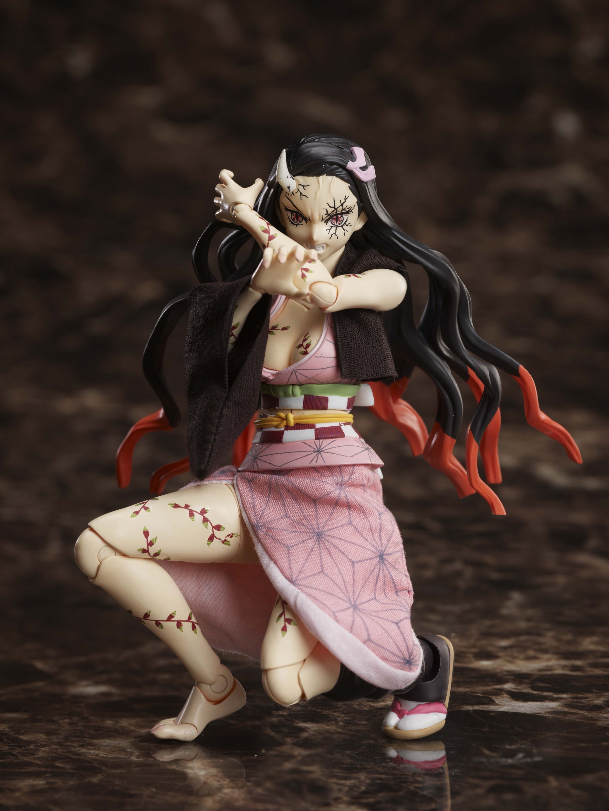 Demon Slayer: Kimetsu no Yaiba BUZZmod Action Figure 1/12 Nezuko Kamado Demon Advancing Ver.