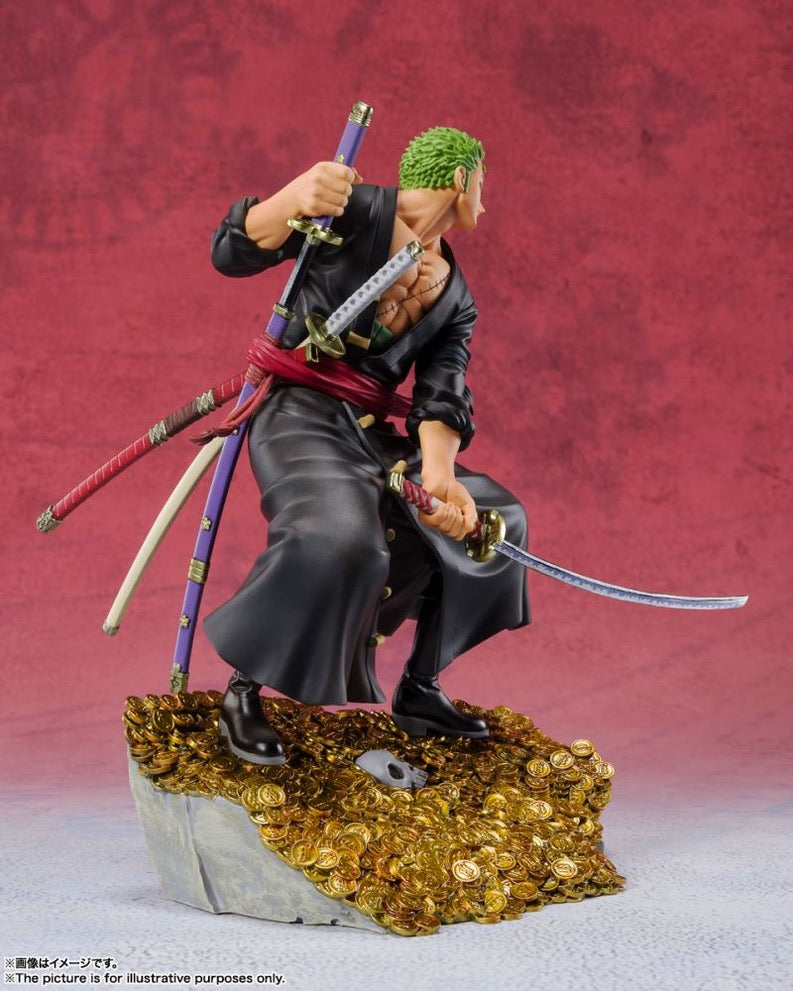 One Piece FiguartsZERO PVC Statue Roronoa Zoro by Eiichiro Oda WT100 Daikaizoku Hyakke