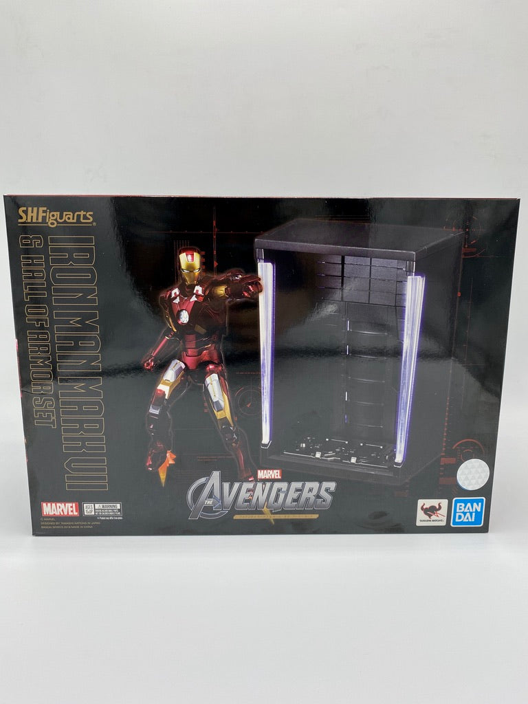 Bandai IRON MAN MARK VII + HALL OF ARMOR SET SH FIGUARTS