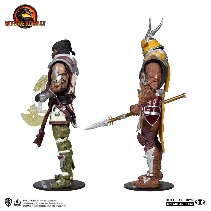 Mcfarlane Toys Mortal Kombat: SUB-ZERO VS SHAO KAHN 2PK
