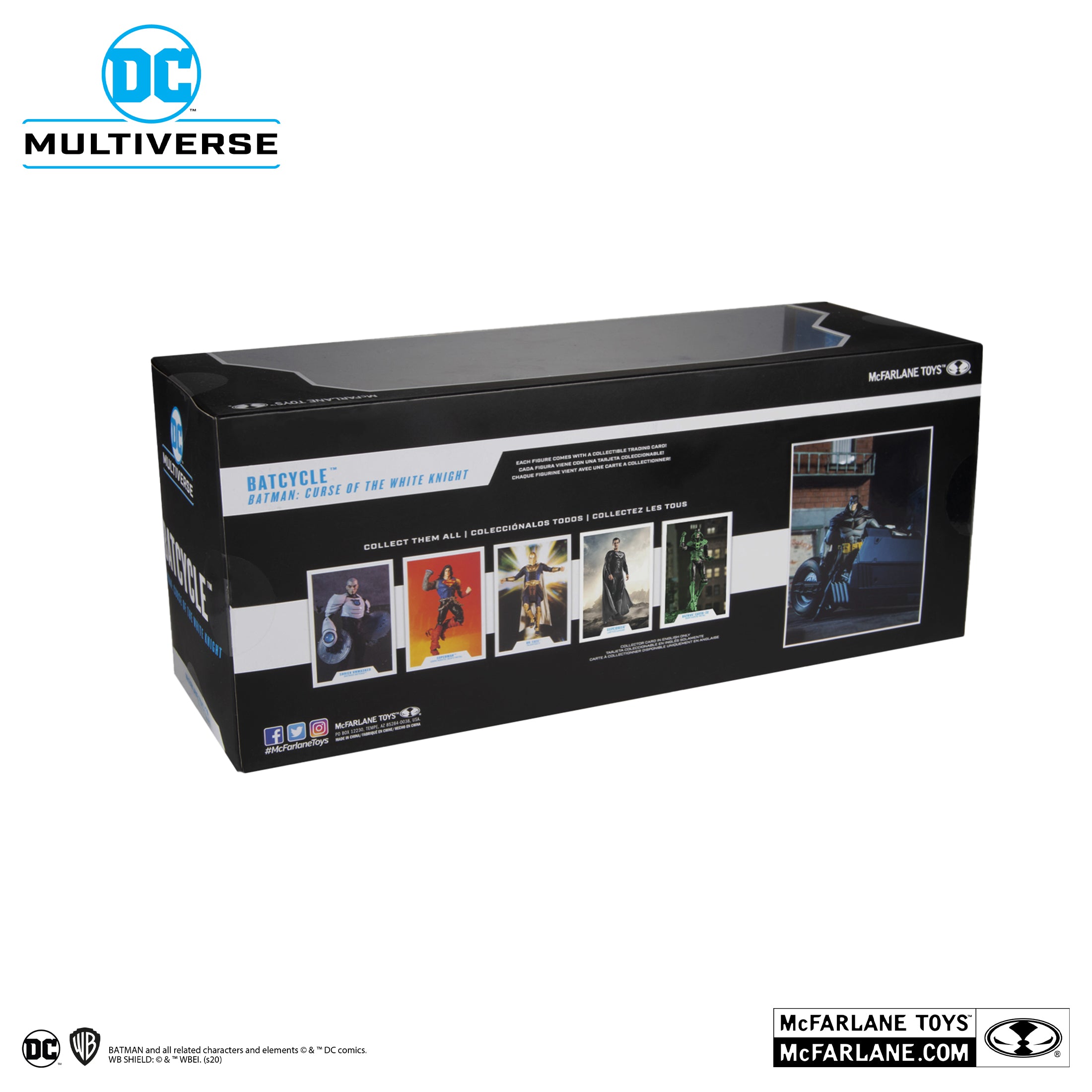 Mcfarlane Toys DC Multiverse BATMAN: CURSE OF THE WHITE KNIGHT BATCYLE