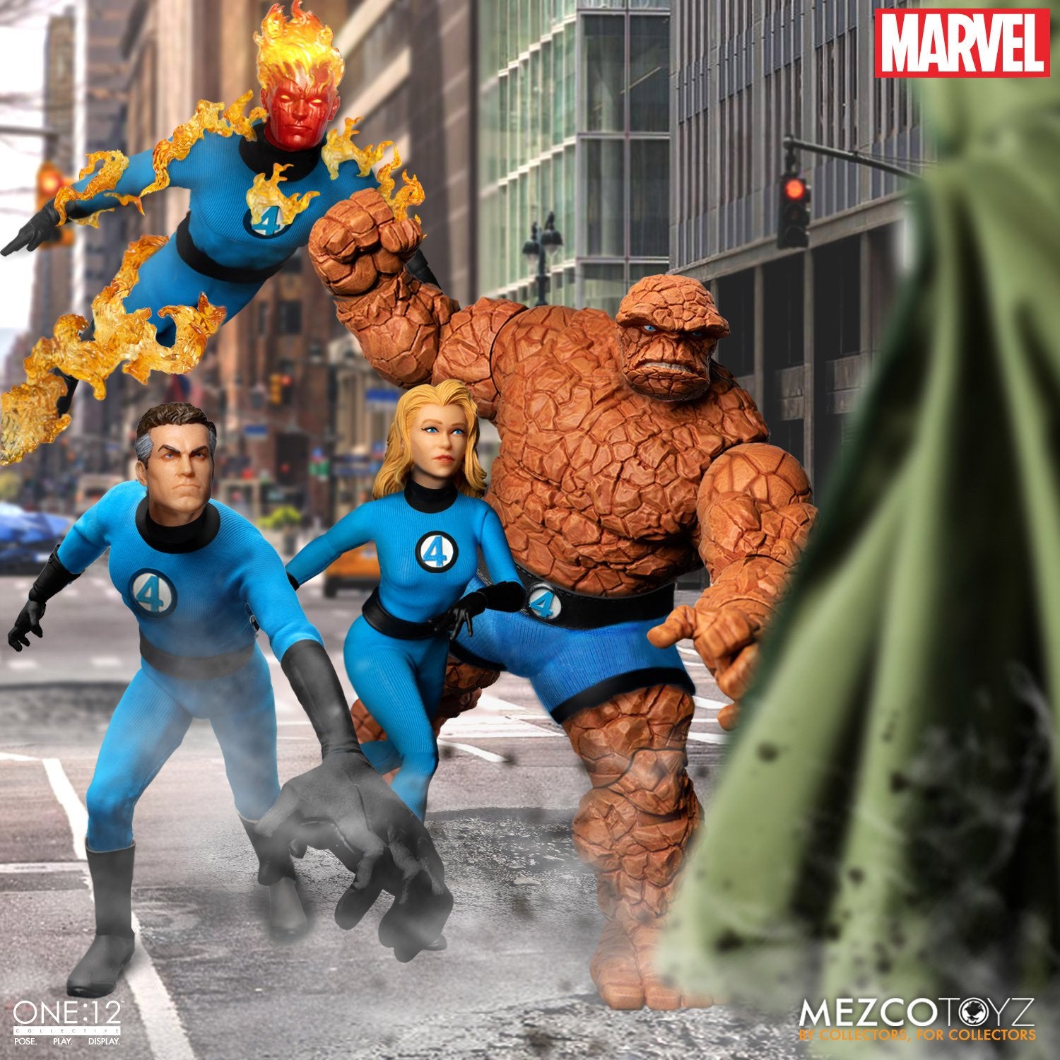 MEZCO ONE:12 COLLECTIVE Fantastic Four Deluxe Steel Boxed Set