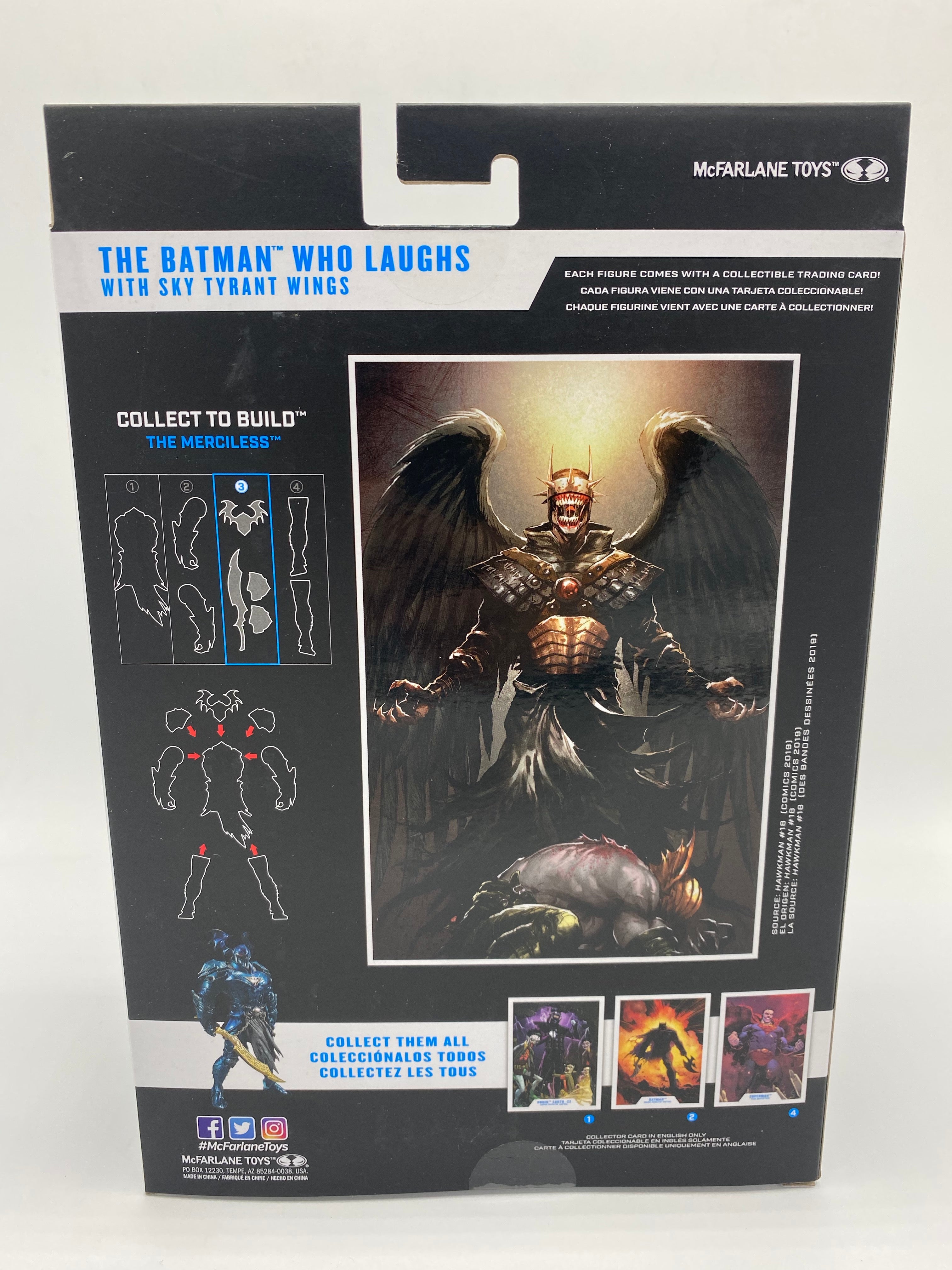 McFarlane Toys DC Multiverse Batman Who Laughs with Sky Tyrant Wings with Build-A Parts for 'The Merciless' Figure