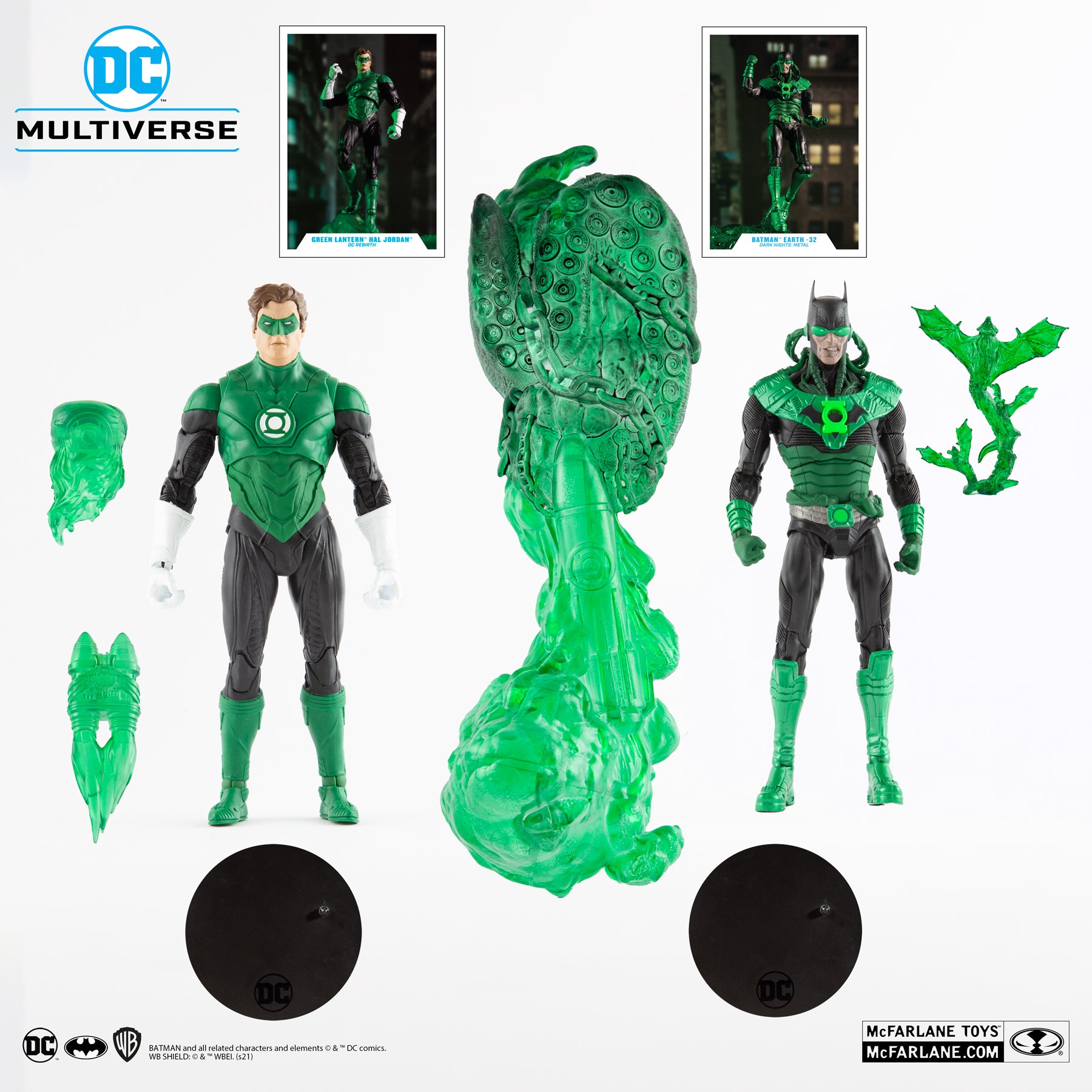 Mcfarlane Toys DC Multiverse BATMAN EARTH 32 DAWNBREAKER & GREEN LANTERN HAL JORDAN