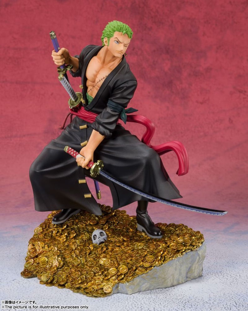 One Piece FiguartsZERO PVC Statue Roronoa Zoro by Eiichiro Oda WT100 Daikaizoku Hyakke