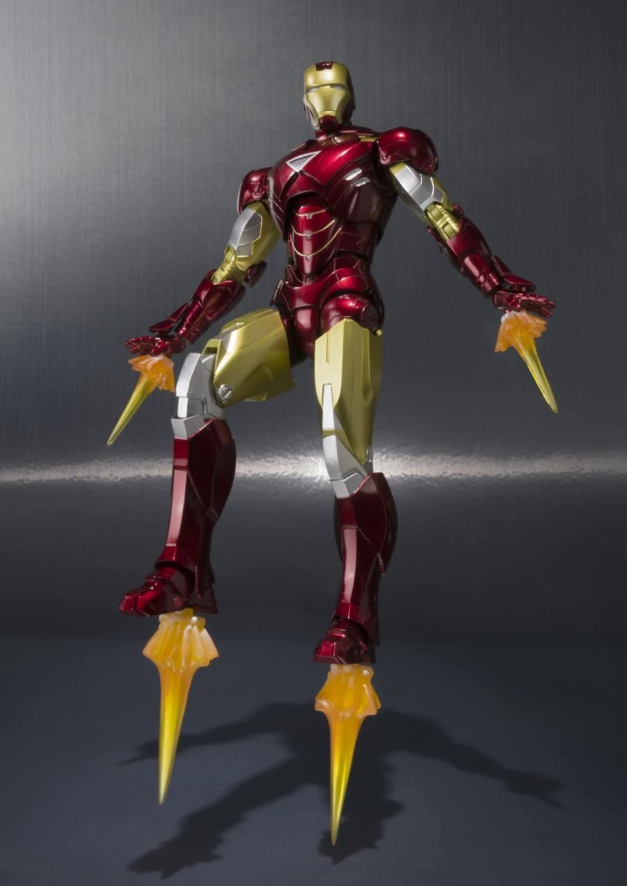 Bandai IRON MAN MARK VI + HALL OF ARMOR SET SH FIGUARTS Action Figure