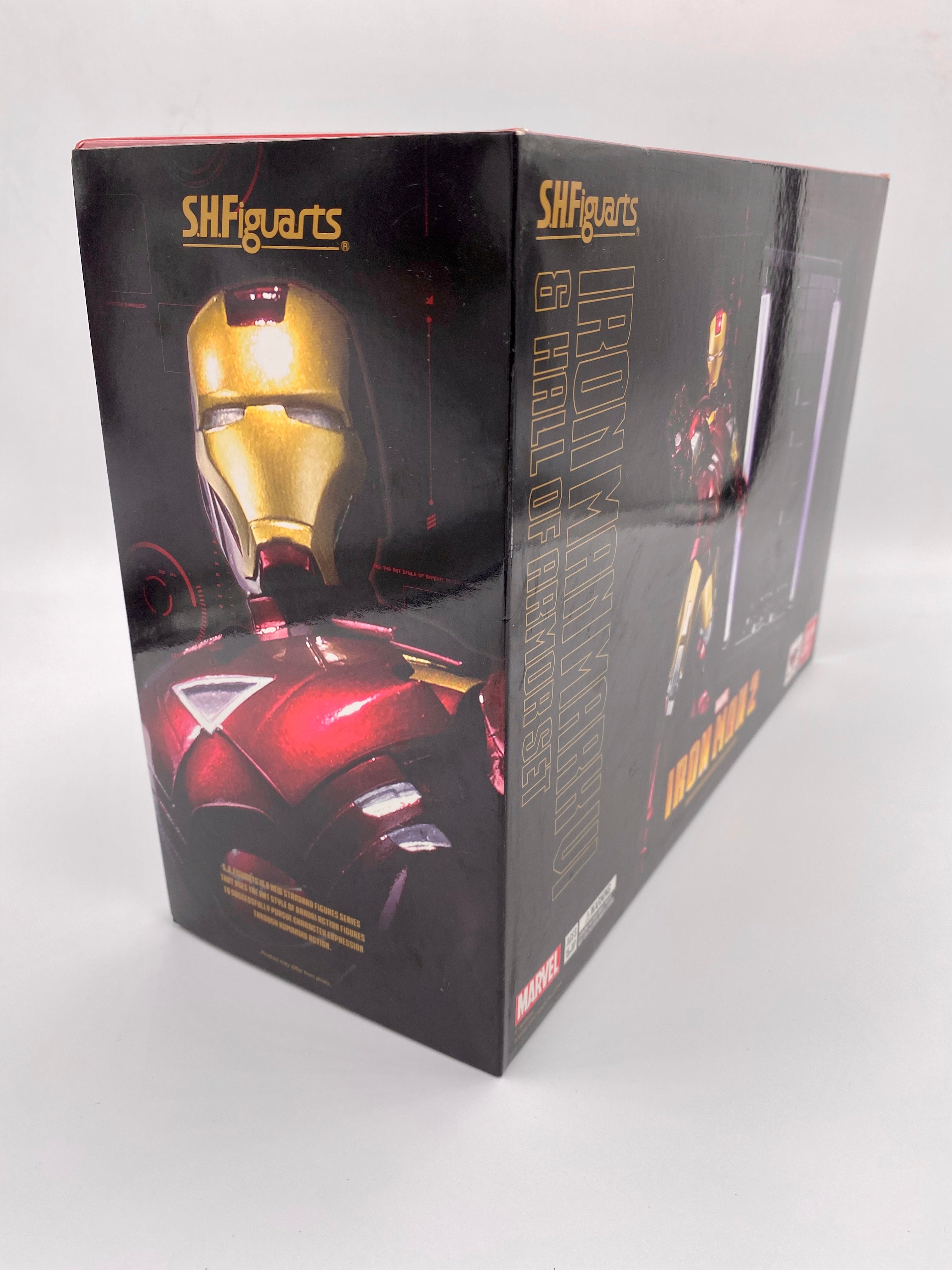 Bandai IRON MAN MARK VI + HALL OF ARMOR SET SH FIGUARTS Action Figure