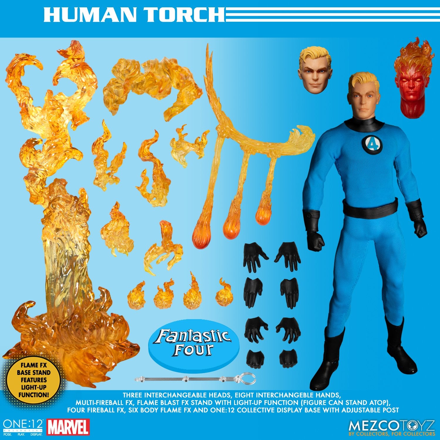 MEZCO ONE:12 COLLECTIVE Fantastic Four Deluxe Steel Boxed Set