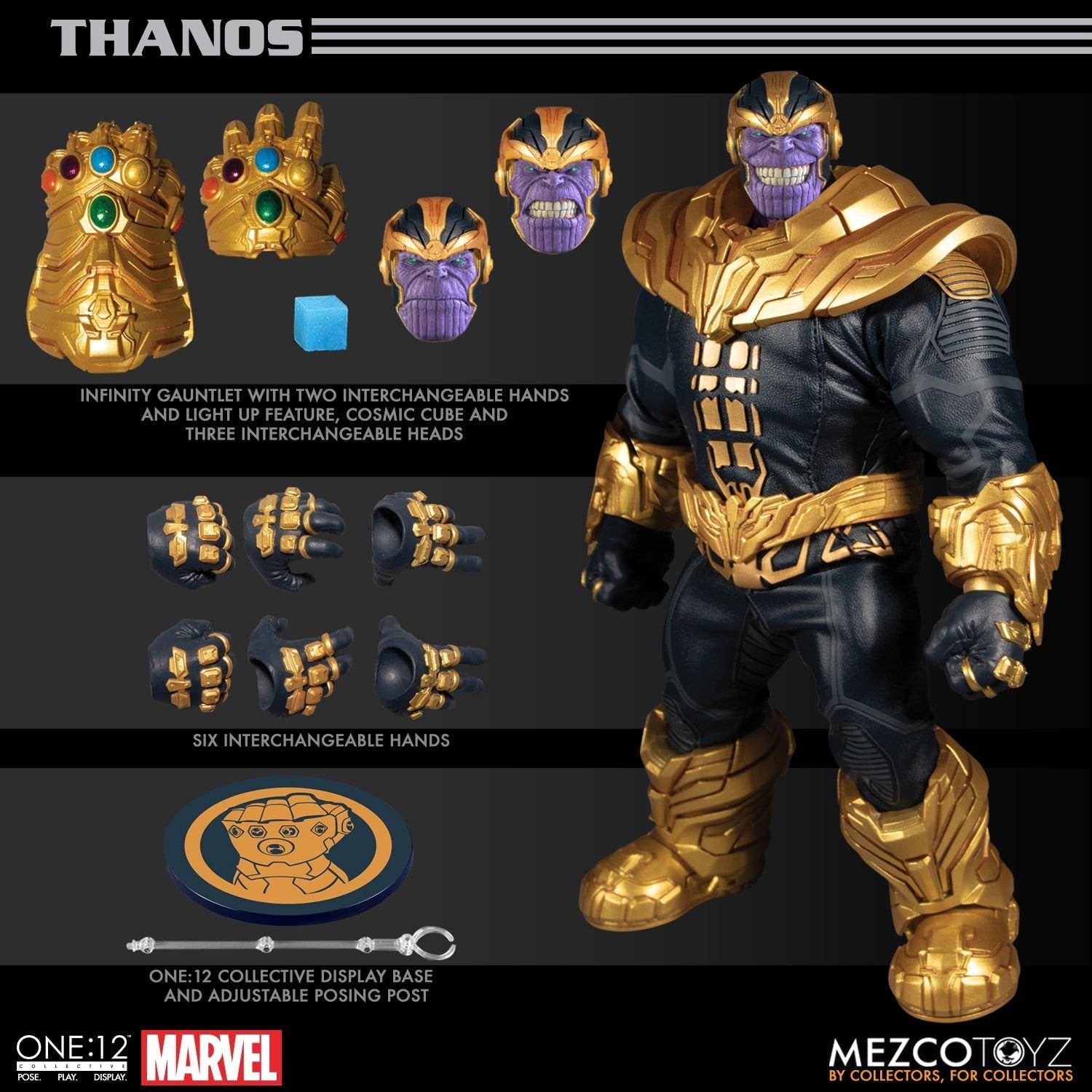 MEZCO ONE:12 COLLECTIVE Thanos