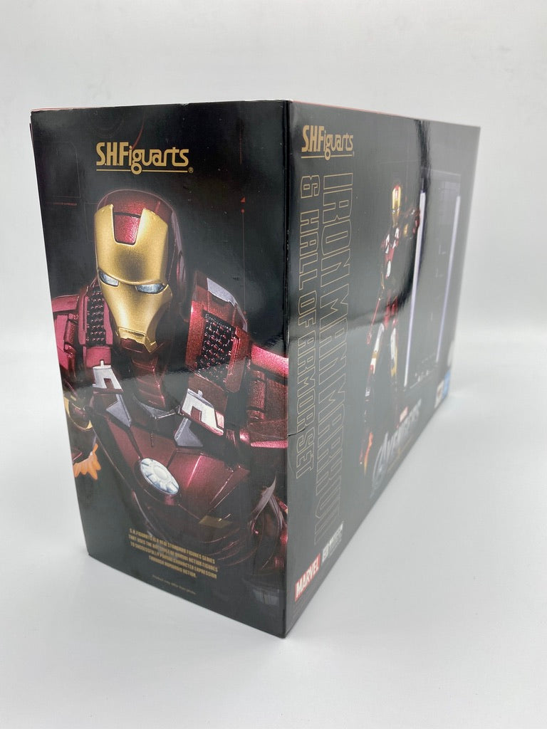Bandai IRON MAN MARK VII + HALL OF ARMOR SET SH FIGUARTS