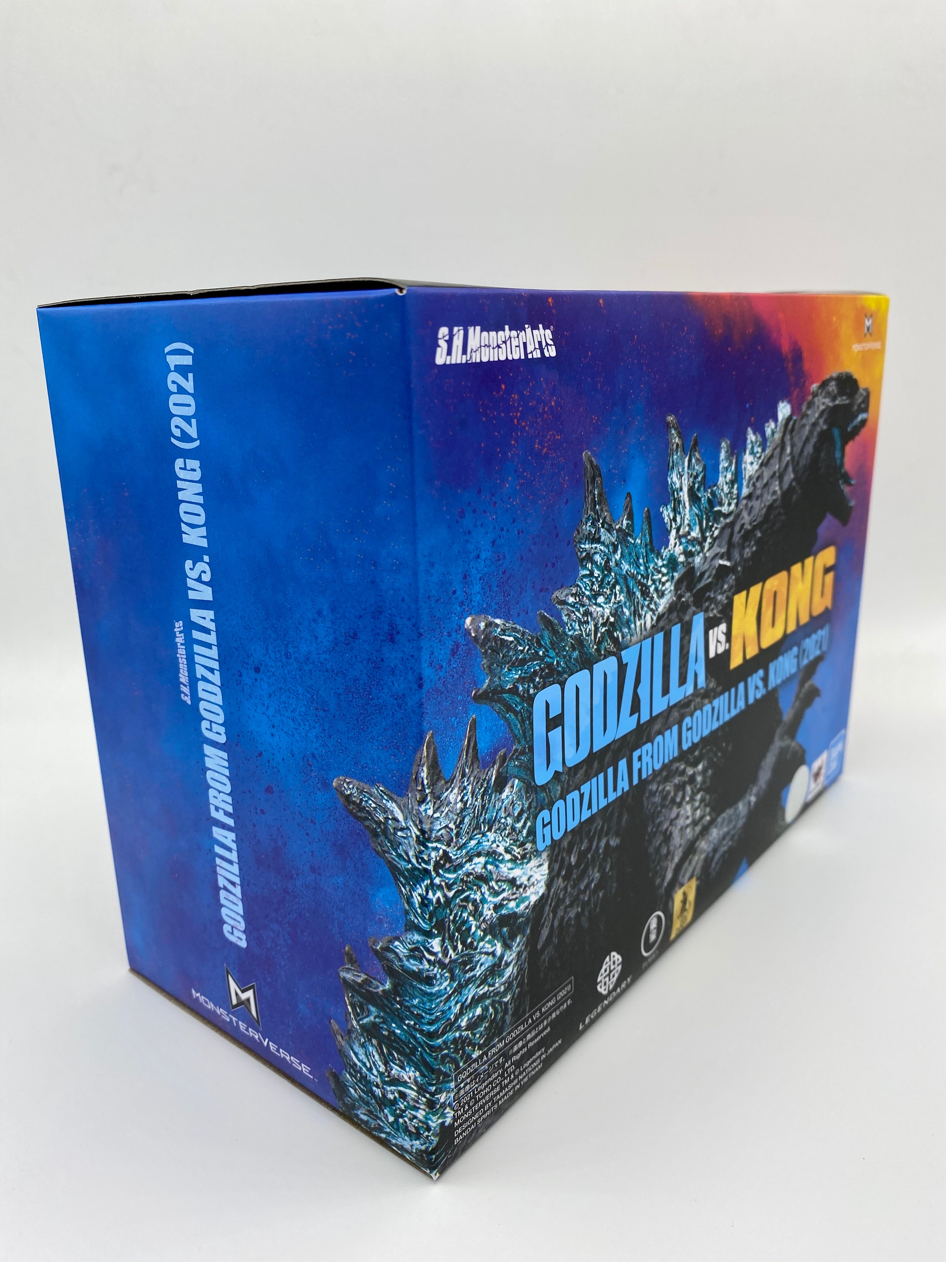 *CREASED BOX* Godzilla vs. Kong 2021 SH MonsterArts Action Figure Godzilla