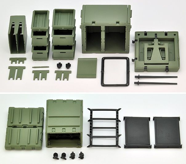 Tomytec LD033 Military Series 1/12 Little Armory Field Desk A Plastic Model
