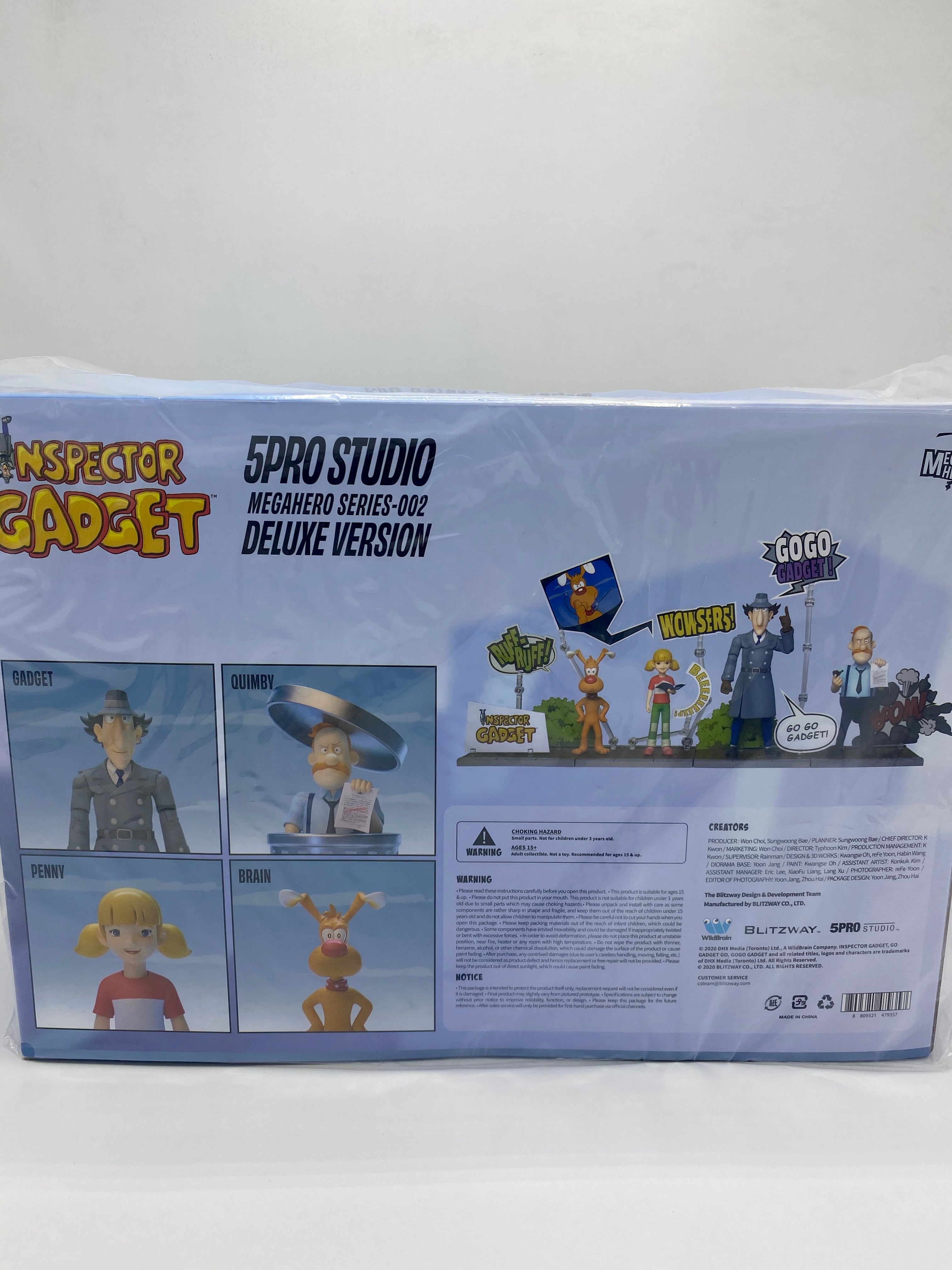 Blitzway INSPECTOR GADGET – DX SET 1/12 Action Figures