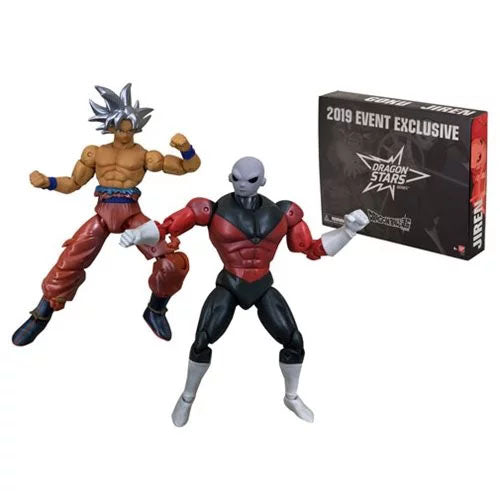 Bandai Dragon Ball Super Dragon Stars Ultra Instinct Goku vs. Jiren Action Figure 2-Pack Exclusive