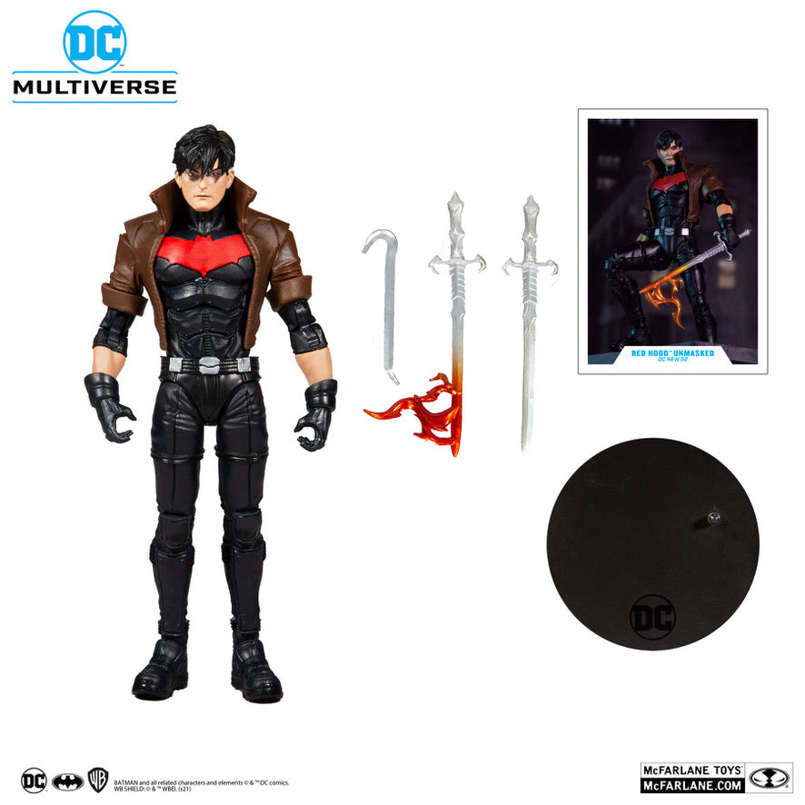 Mcfarlane Toys DC Multiverse Red Hood Unmasked