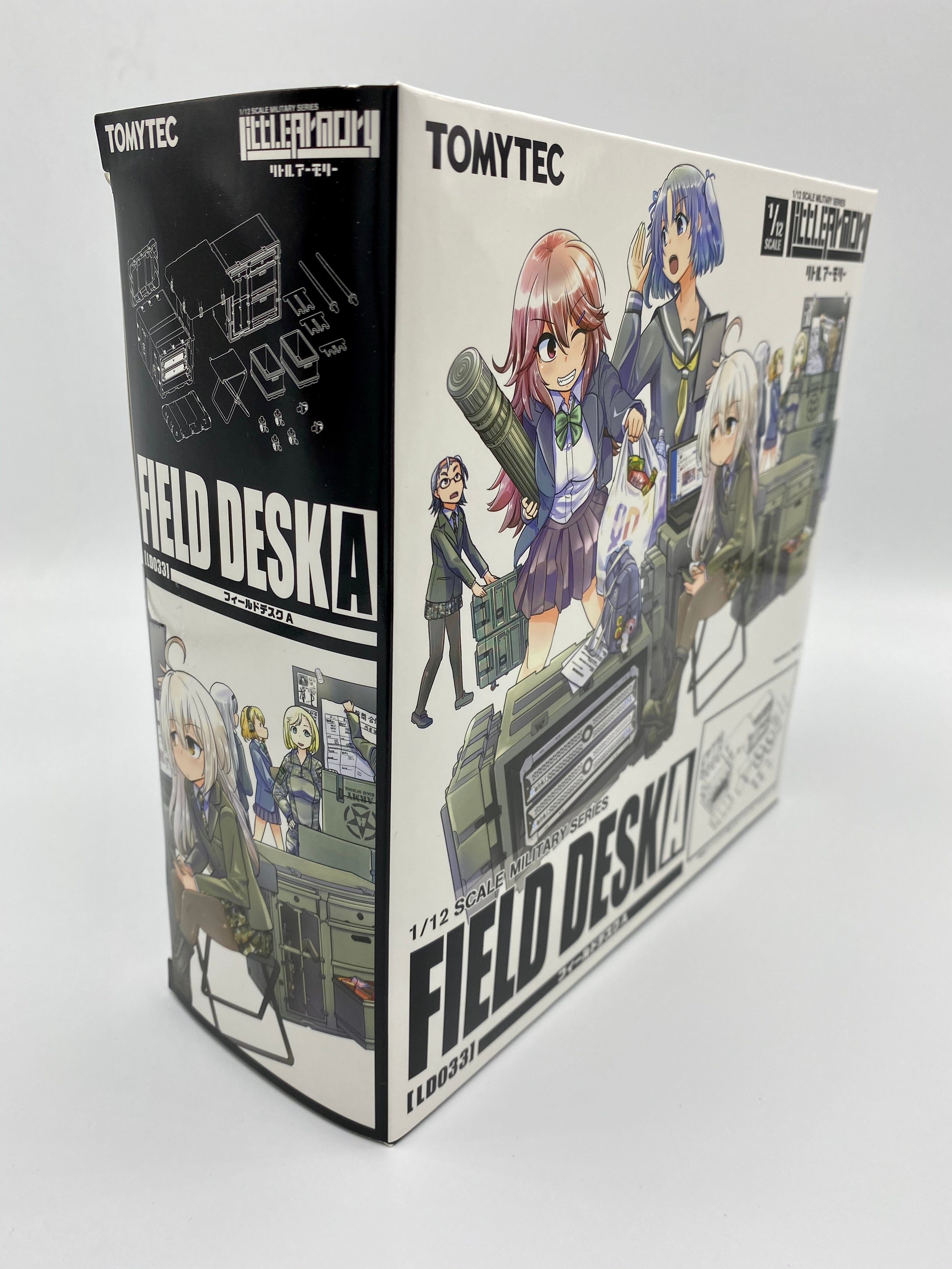 Tomytec LD033 Military Series 1/12 Little Armory Field Desk A Plastic Model