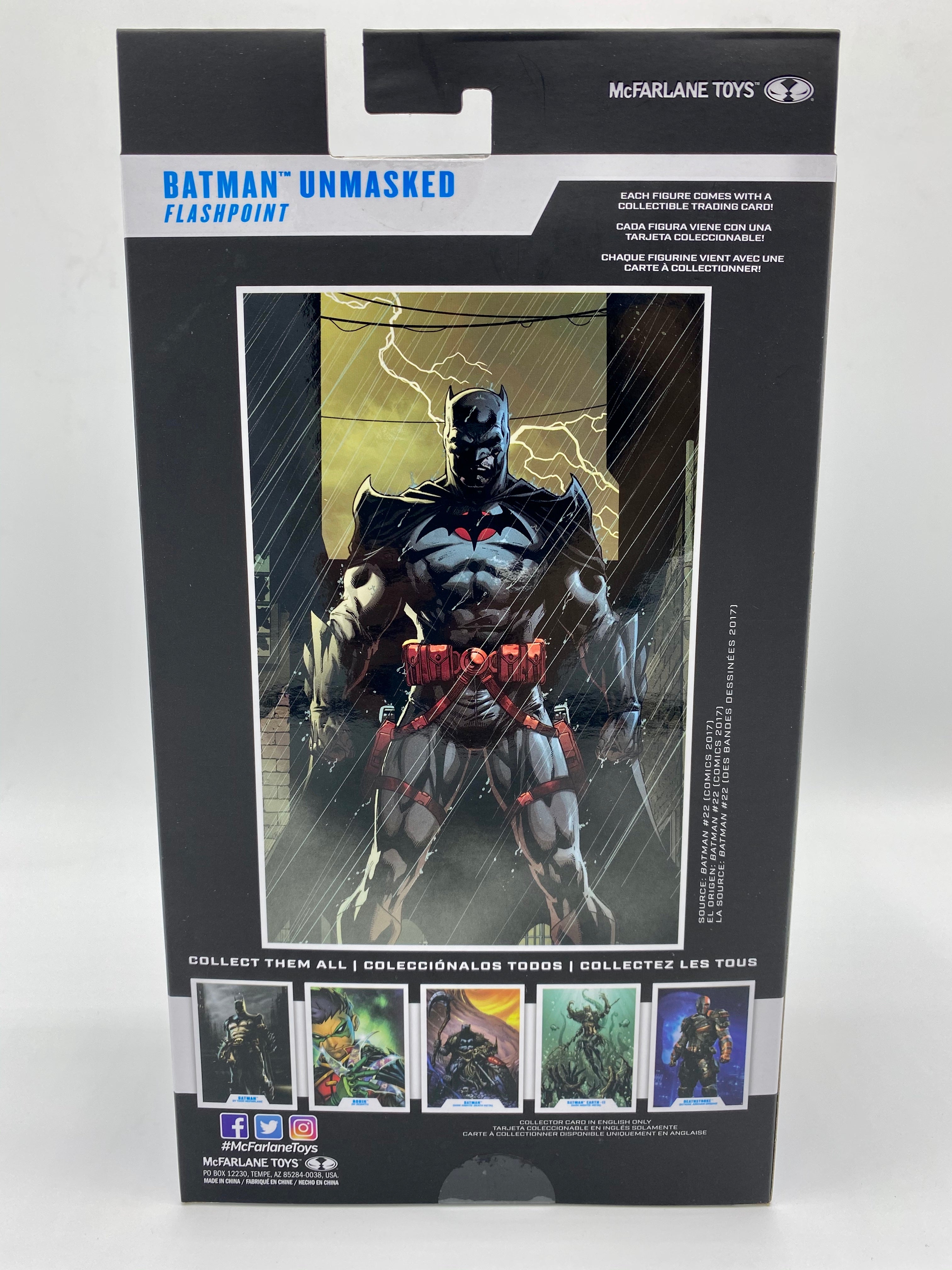 McFarlane Toys DC MULTIVERSE FIGURE FLASHPOINT BATMAN THOMAS WAYNE UNMASKED