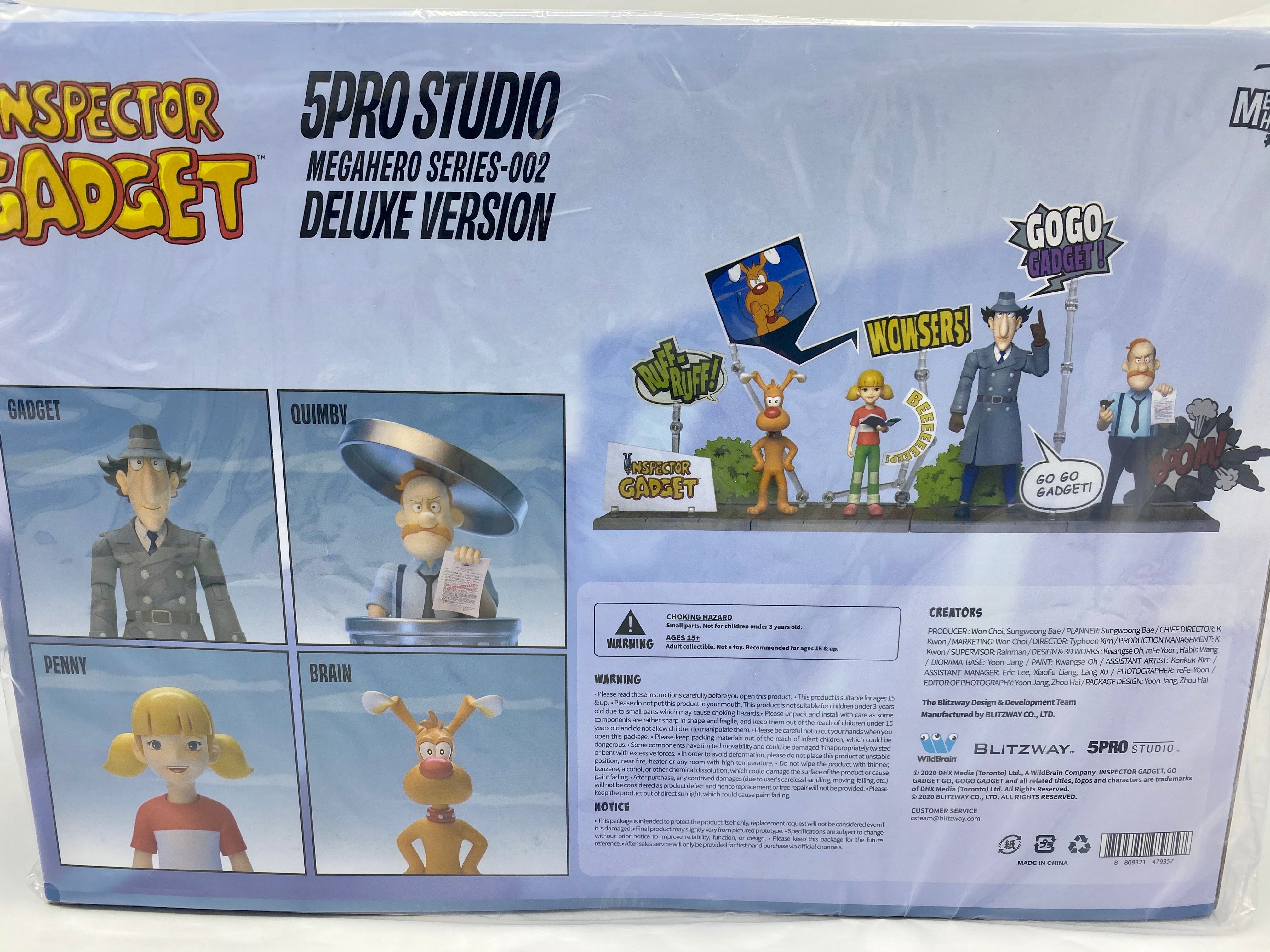 Blitzway INSPECTOR GADGET – DX SET 1/12 Action Figures