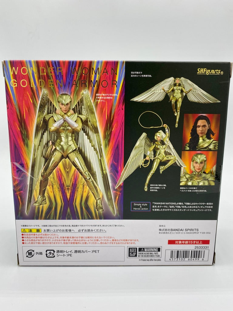 Wonder Woman 1984 SH Figuarts Wonder Woman Golden Armor