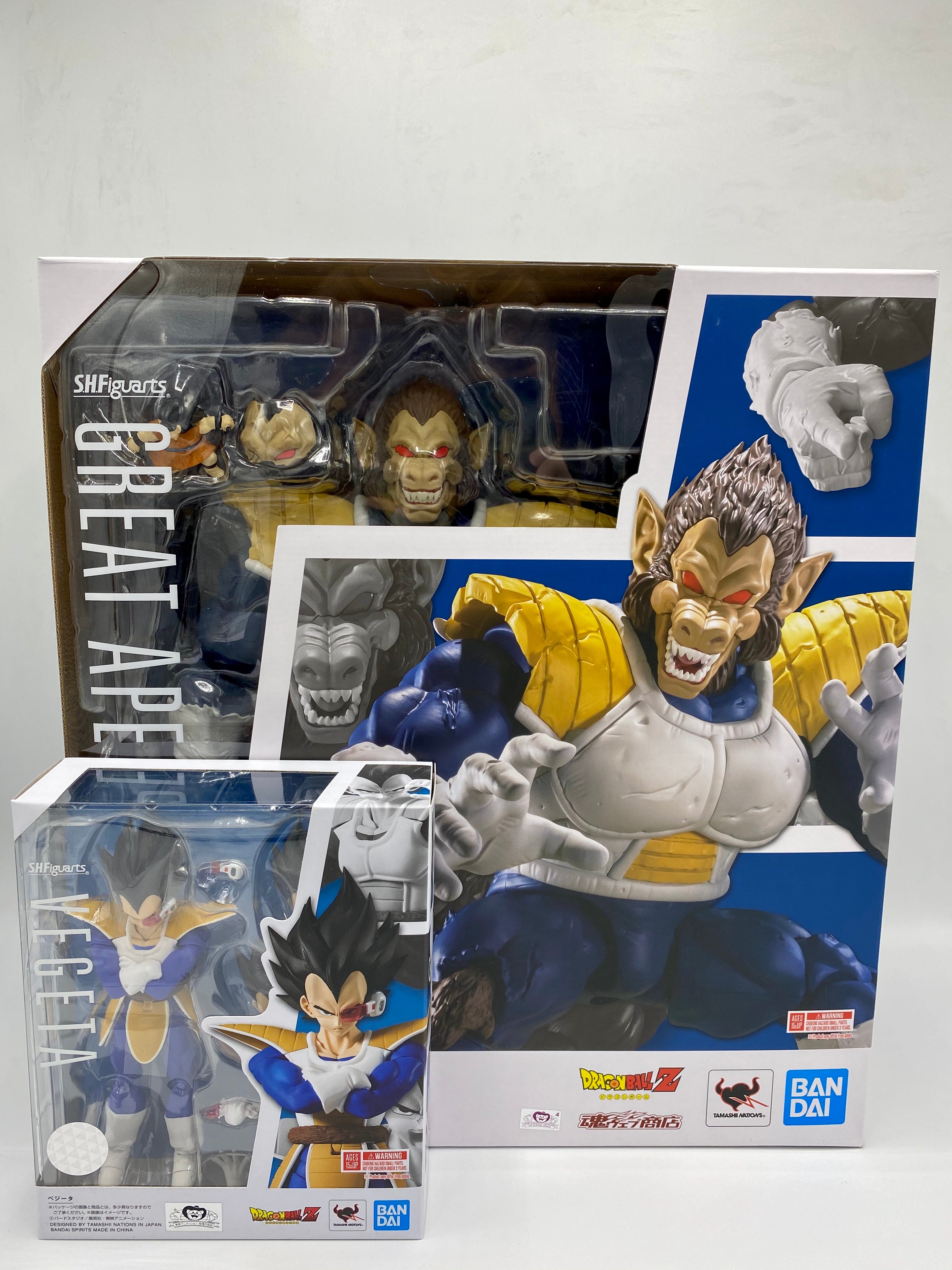 DRAGONBALL Z Great Ape Vegeta Tamashii Web Exclusive 35 cm SH FIGUARTS