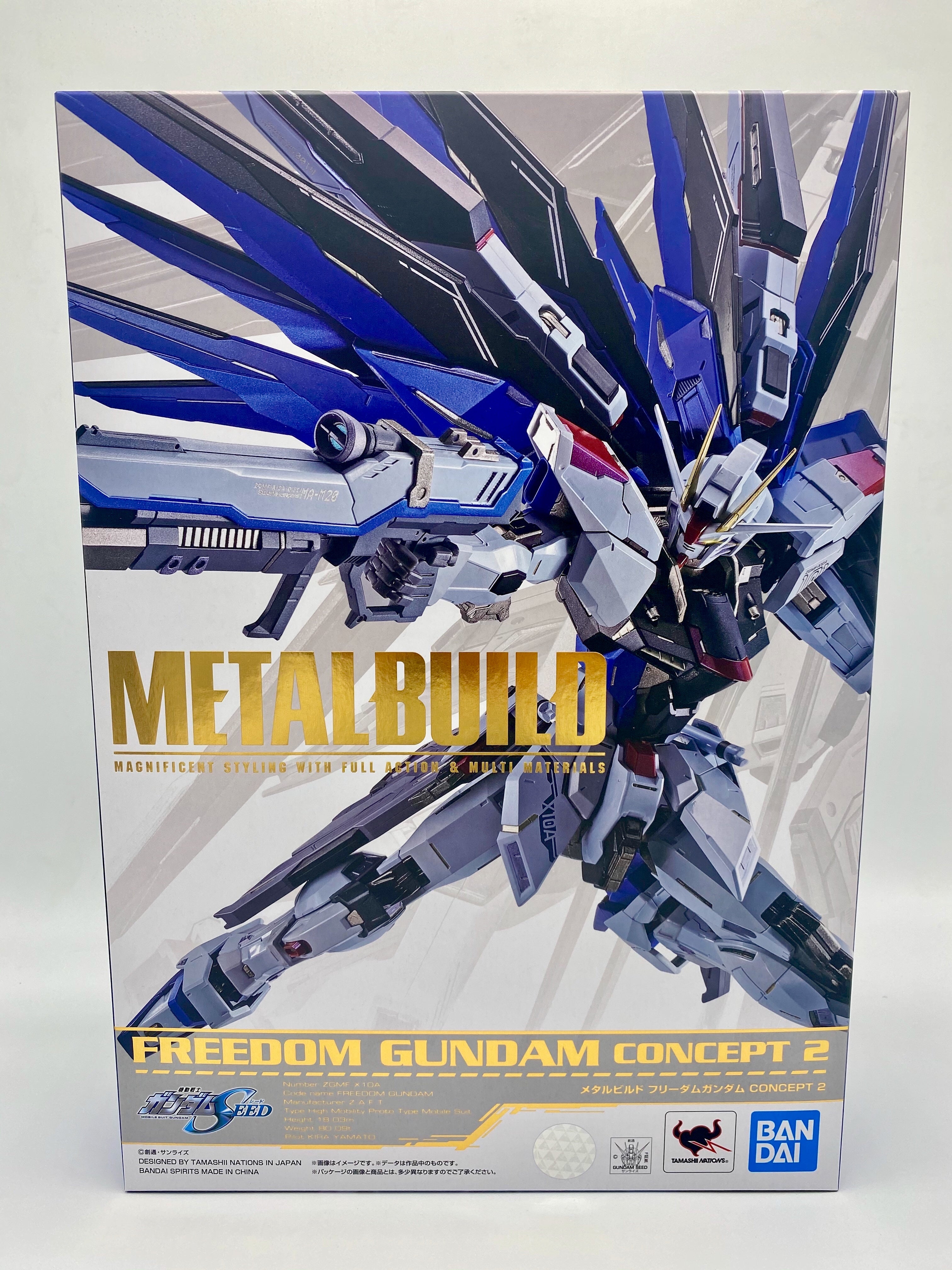 【新品・未開封】L BUILD FREEDOM CONCEPT2 Mobile Suit Gundam: METAL BUILD FREEDOM GUNDAM CONCEPT 2
