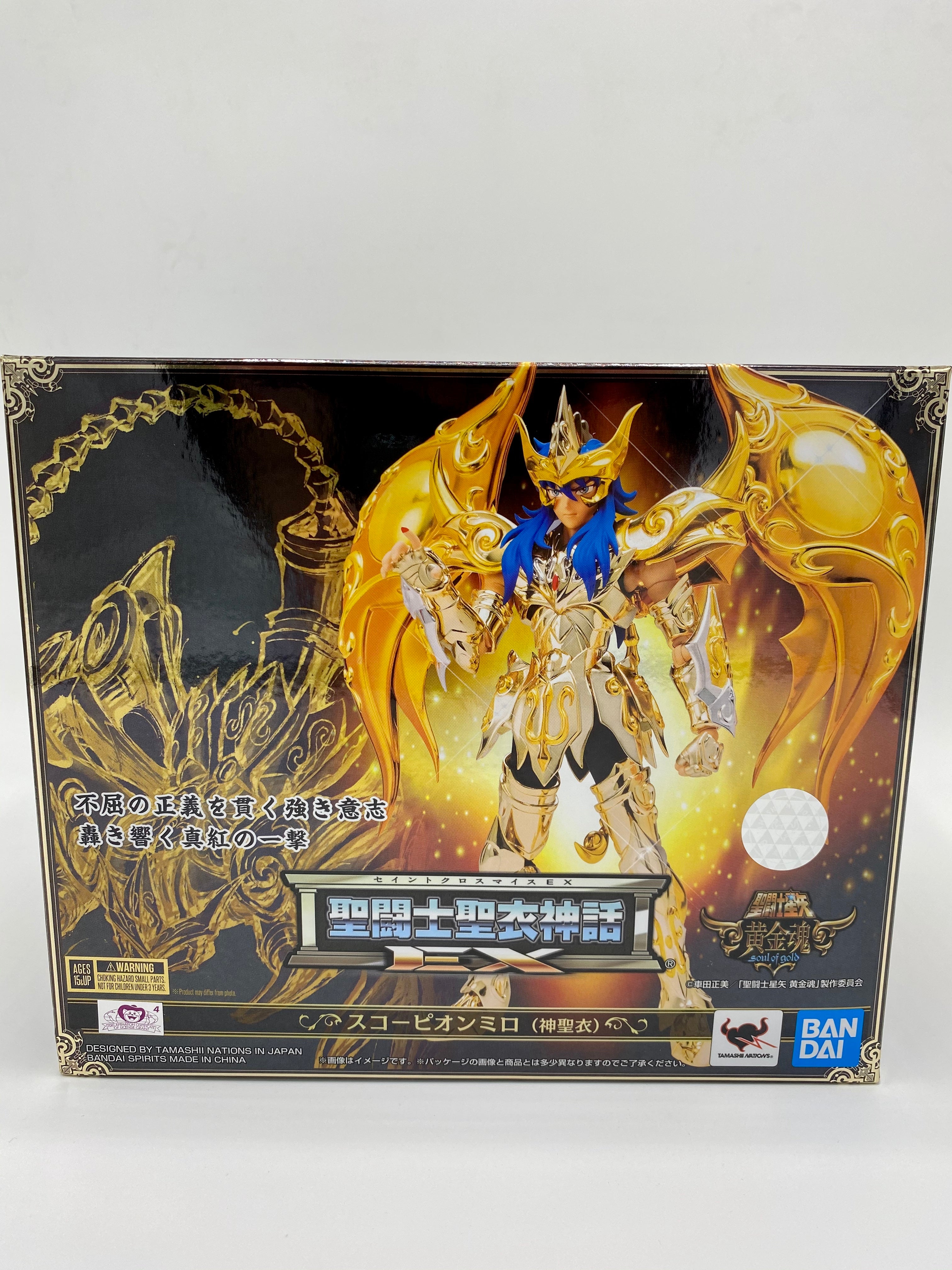 SAINT SEIYA SAINT MYTH CLOTH EX MILO SCORPIO SOUL OF GOLD