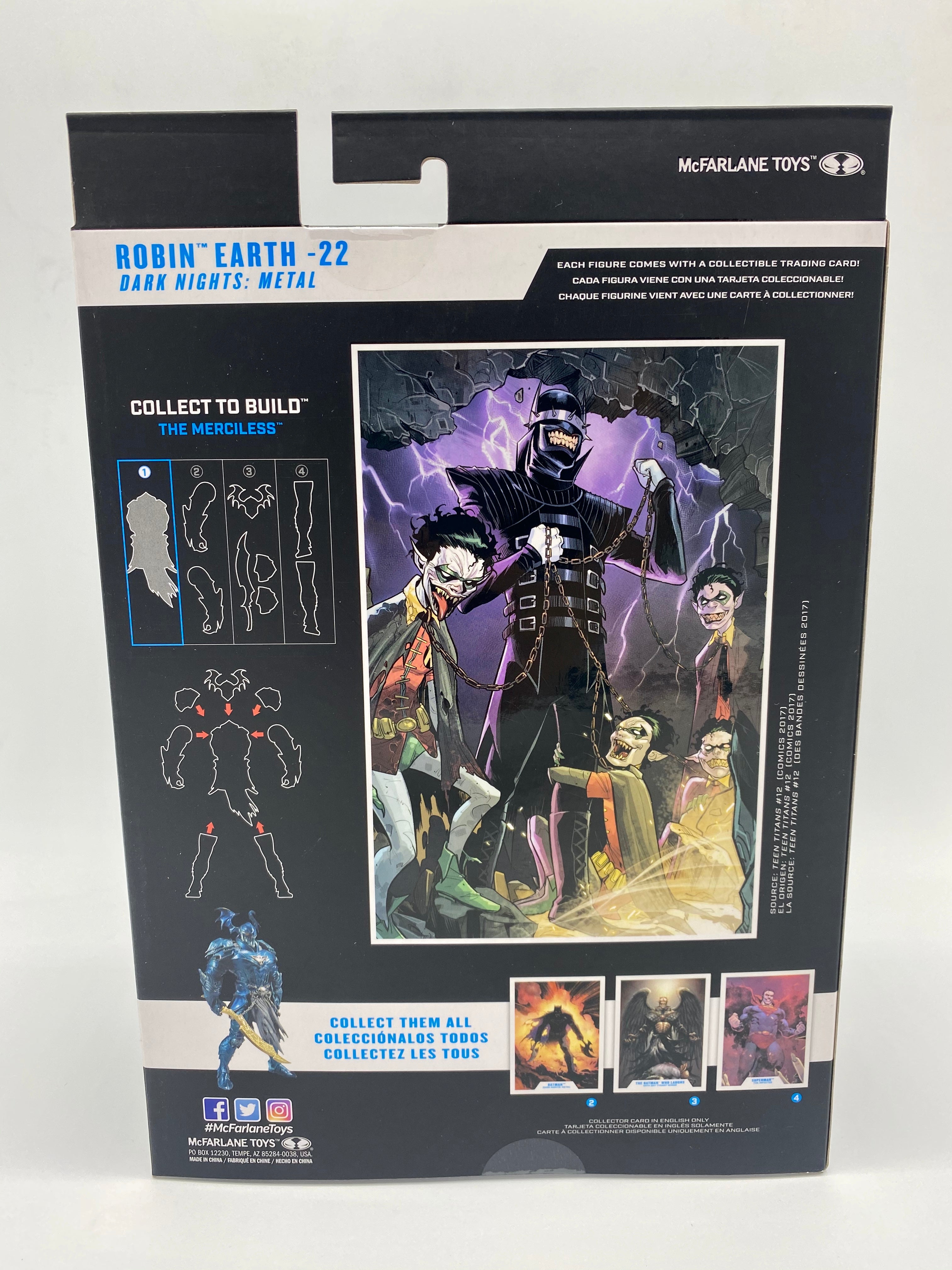 McFarlane Toys DC Multiverse Robin Earth - 22 with Build-A Parts for 'The Merciless' Figure