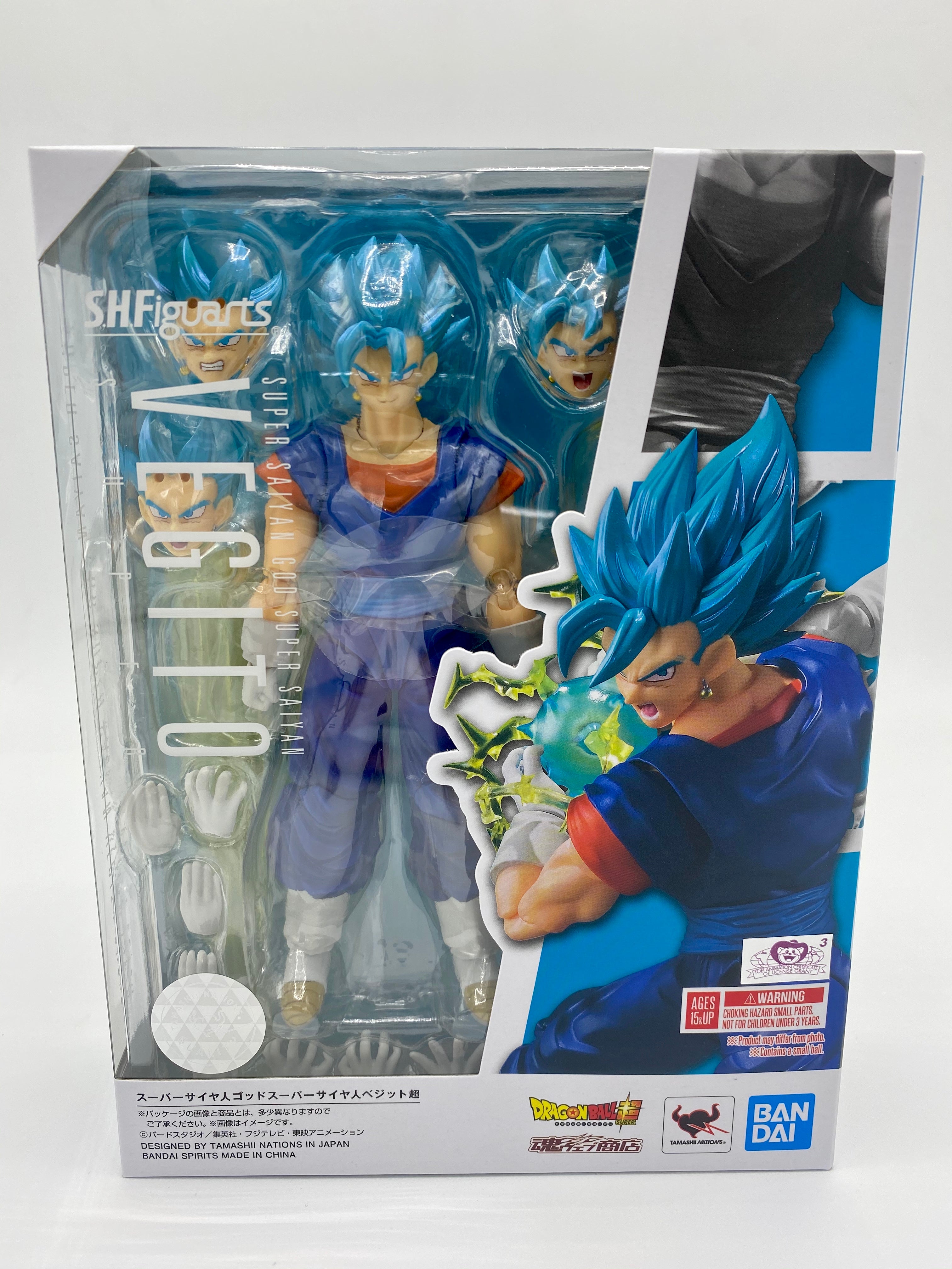 DRAGONBALL SUPER VEGITO SUPER SAIYAN BLUE S.H.FIGUARTS