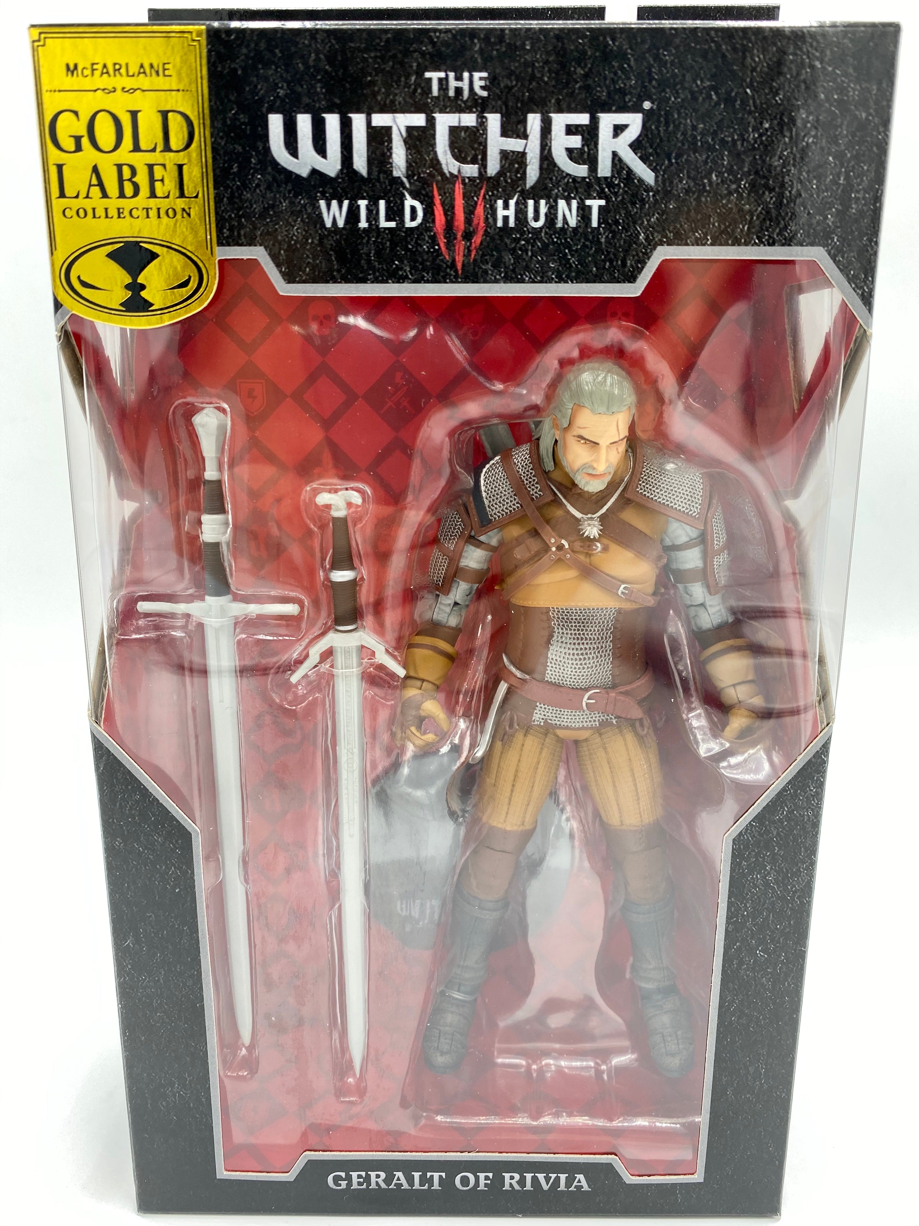 McFarlane THE WITCHER - GERALT OF RIVIA GOLD LABEL SERIES