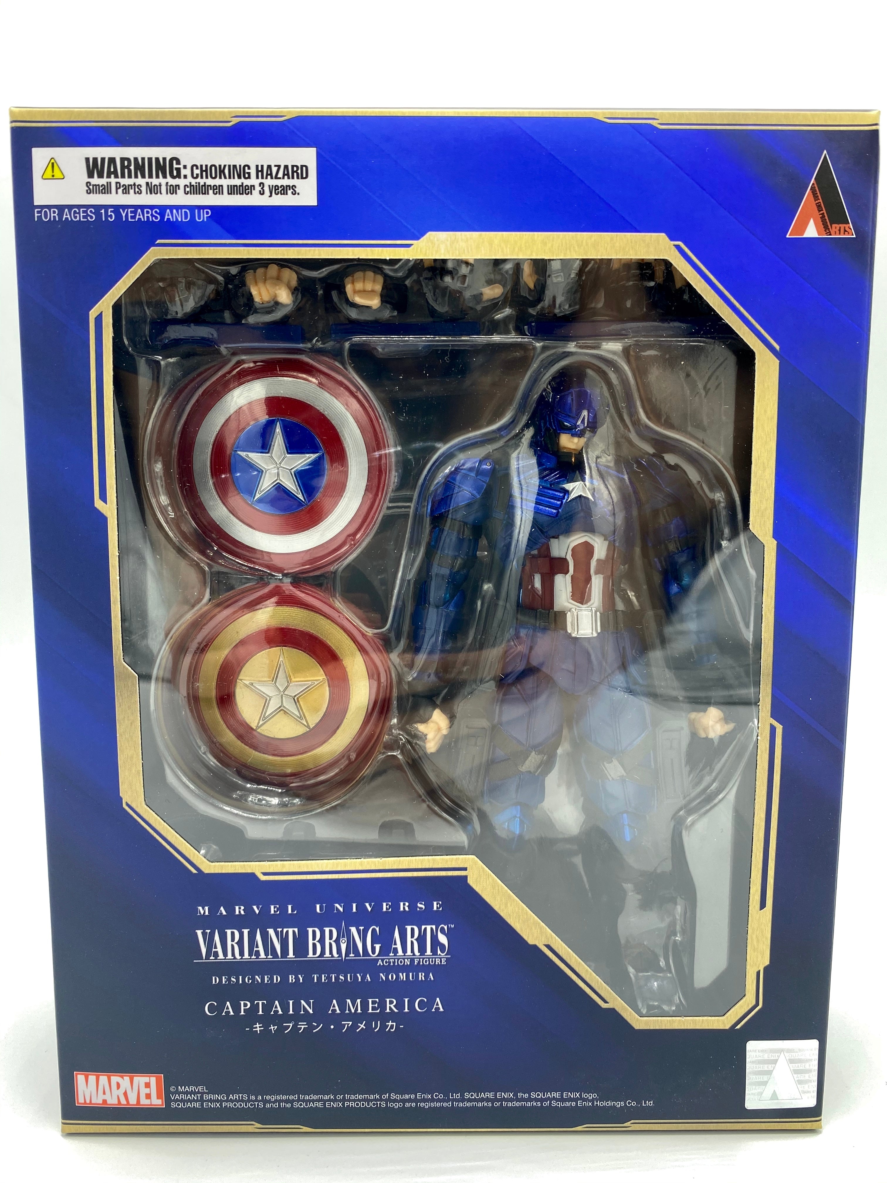 MARVEL UNIVERSE BRING ARTS CAPTAIN AMERICA TETSUYA NOMURA VER. ACTION FIGURE