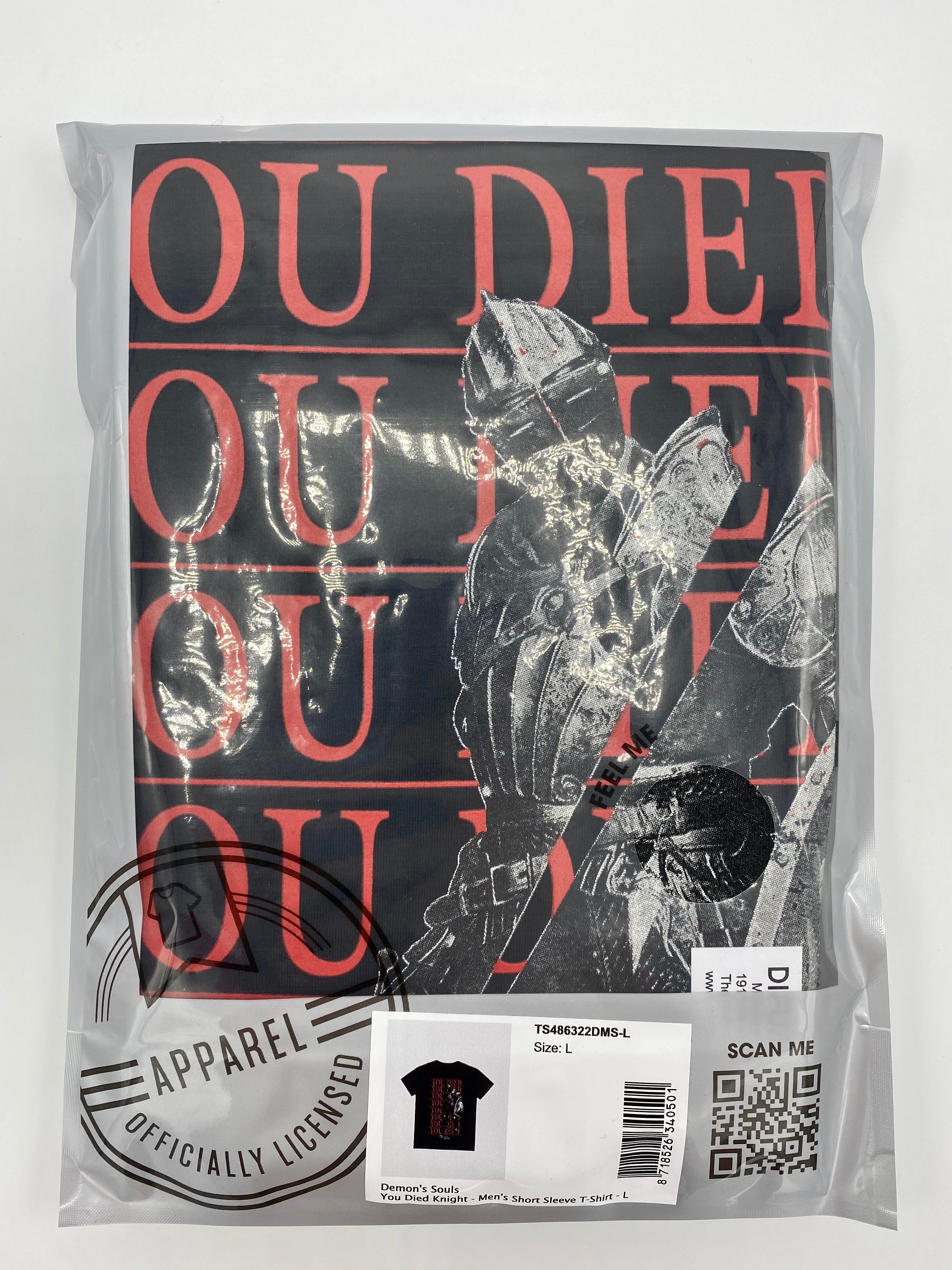 Demon's Souls T-Shirt You Died Knight