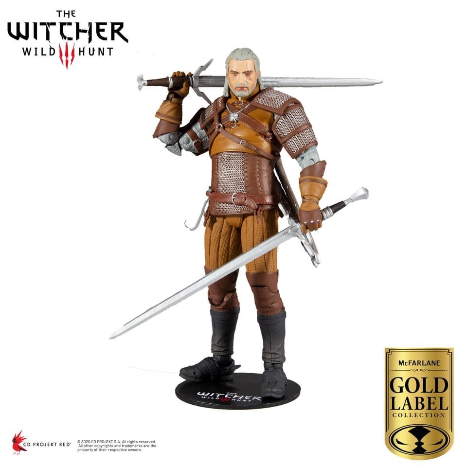 McFarlane THE WITCHER - GERALT OF RIVIA GOLD LABEL SERIES