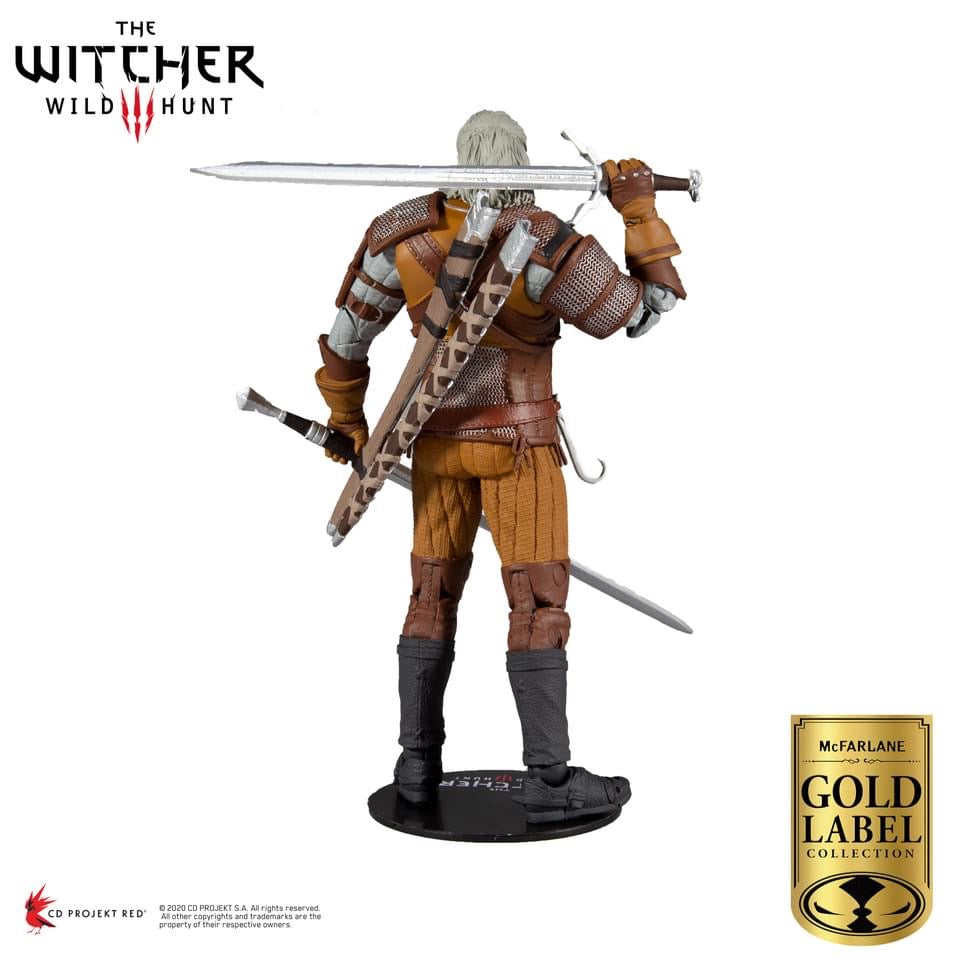 McFarlane THE WITCHER - GERALT OF RIVIA GOLD LABEL SERIES