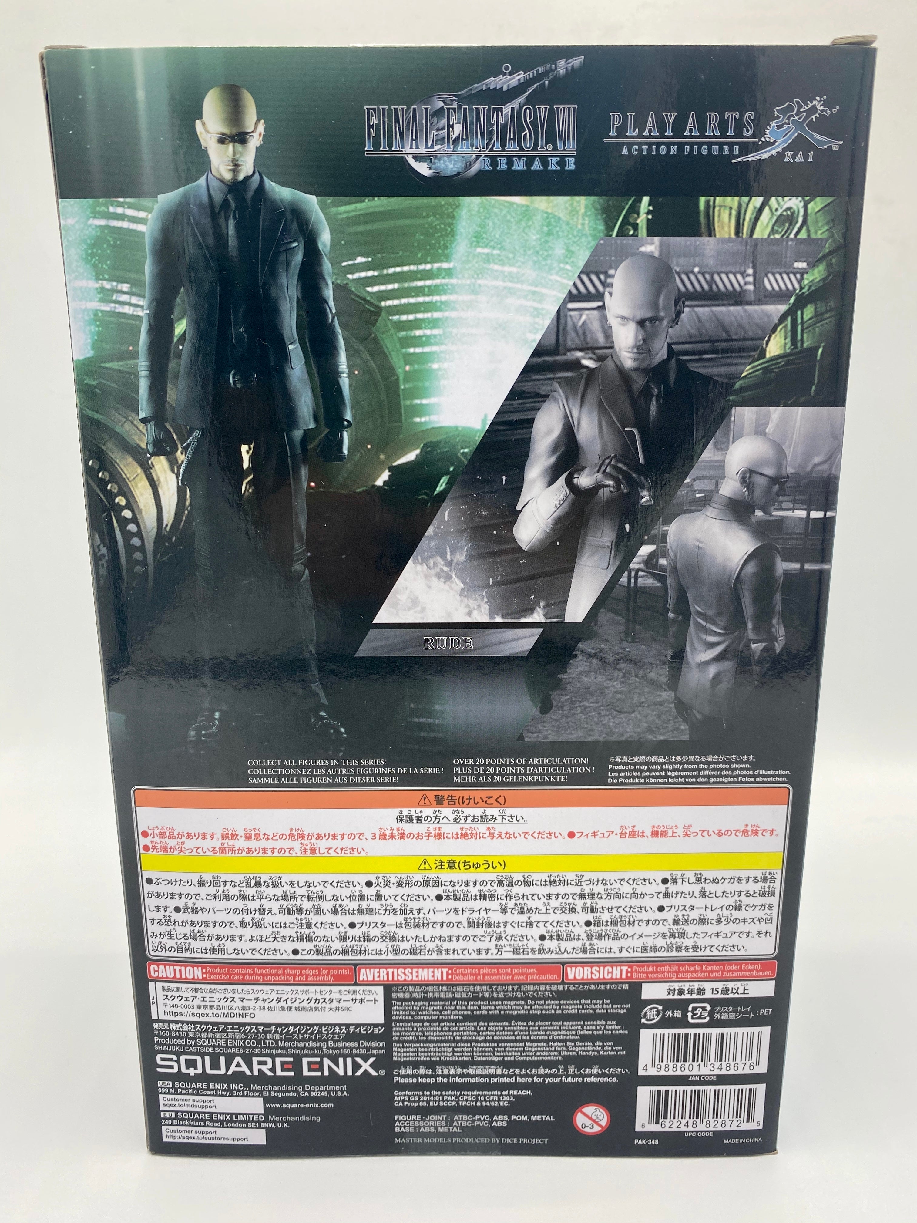 FINAL FANTASY 7 PLAY ARTS KAI - RUDE