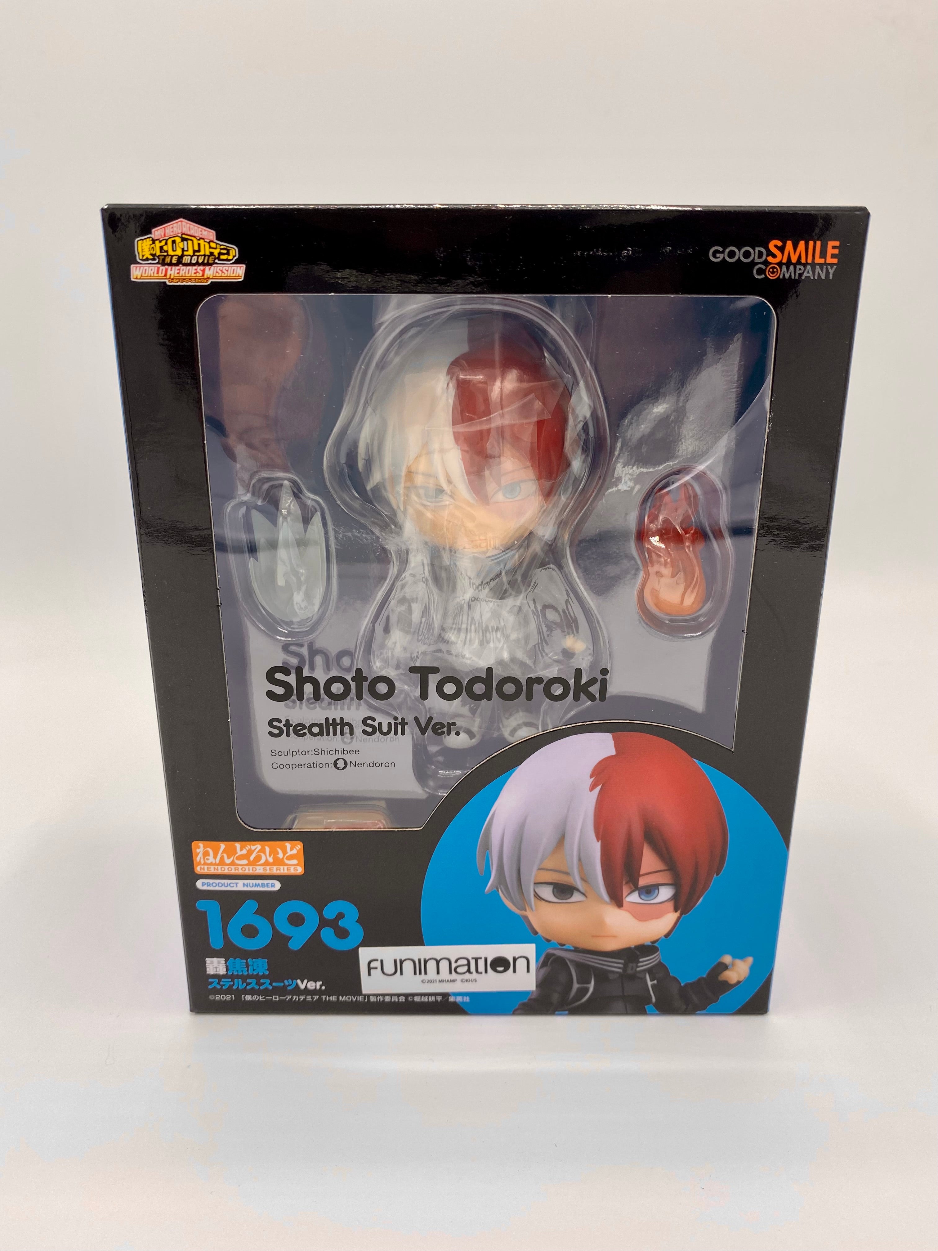 My Hero Academia The Movie: World Heroes Nendoroid Shoto Todoroki: Stealth Suit Ver