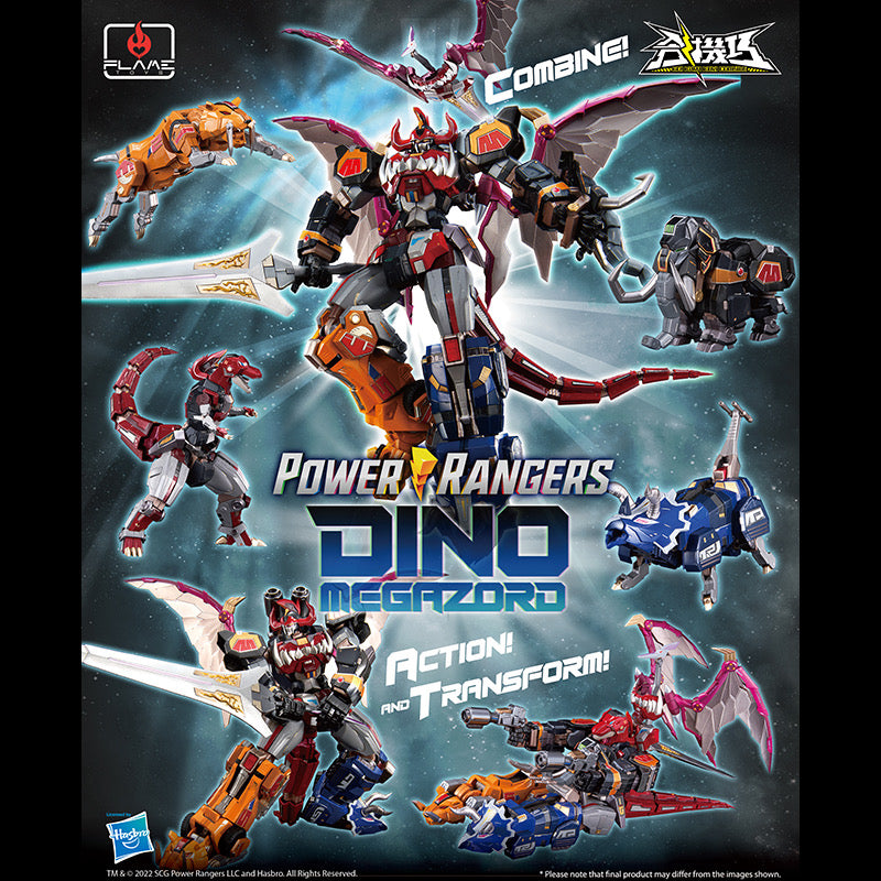 FLAME TOYS GO KARA KURI POWER RANGERS DINO MEGAZORD