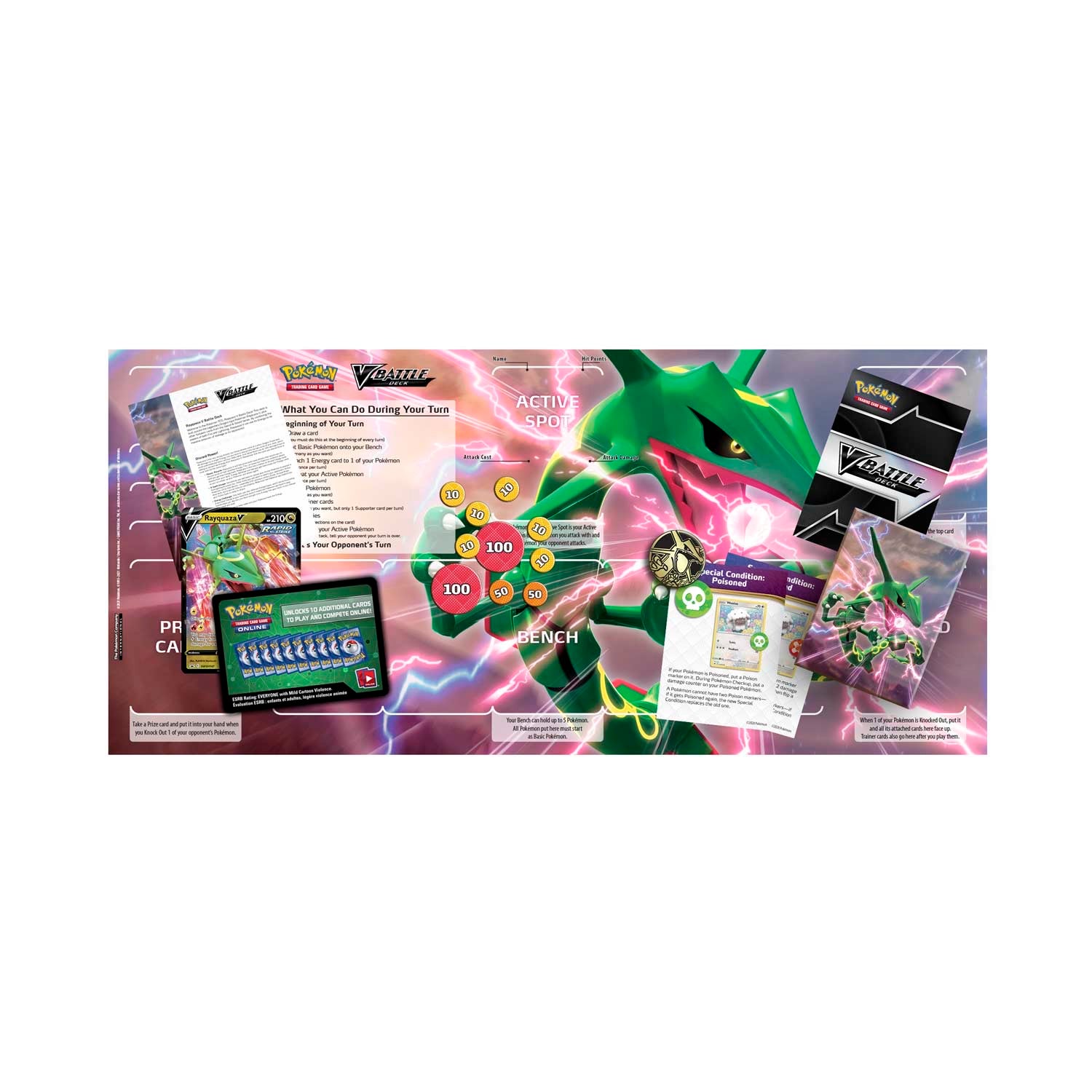 Pokémon TCG: Rayquaza V Battle Deck