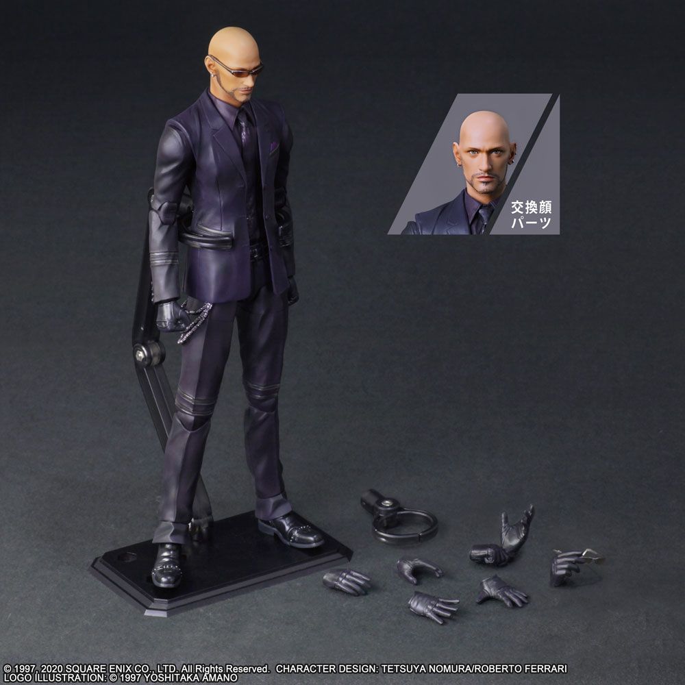 FINAL FANTASY 7 PLAY ARTS KAI - RUDE