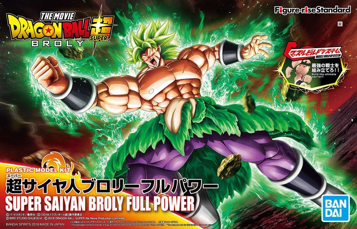 *CREASED BOX* FIGURE RISE SUPER SAIYAN BROLY FULLPOWER