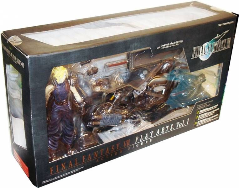 Play arts kai cloud strife best sale & hardy daytona box set