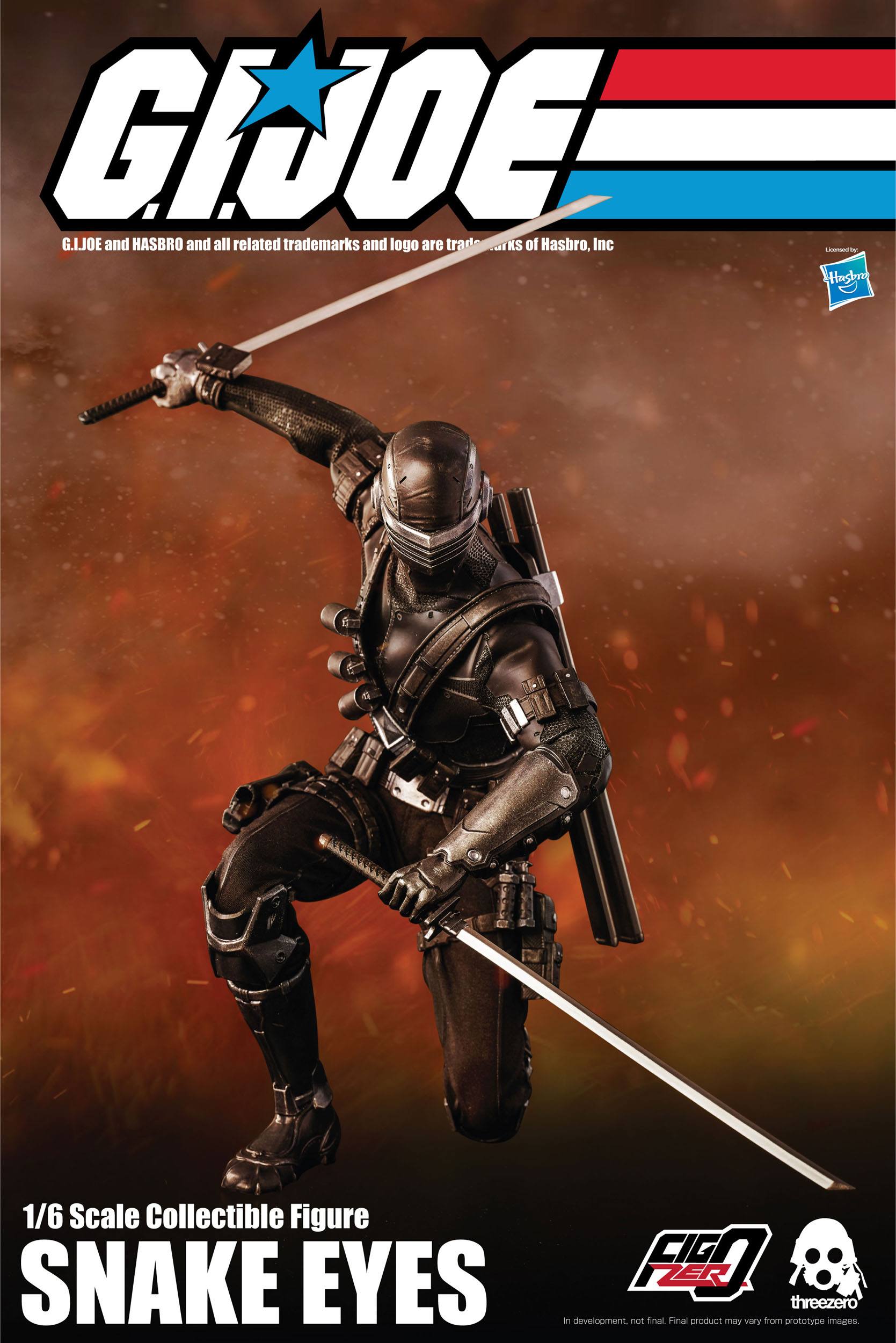 Threezero G.I. Joe Action Figure 1/6 Snake Eyes 30 cm
