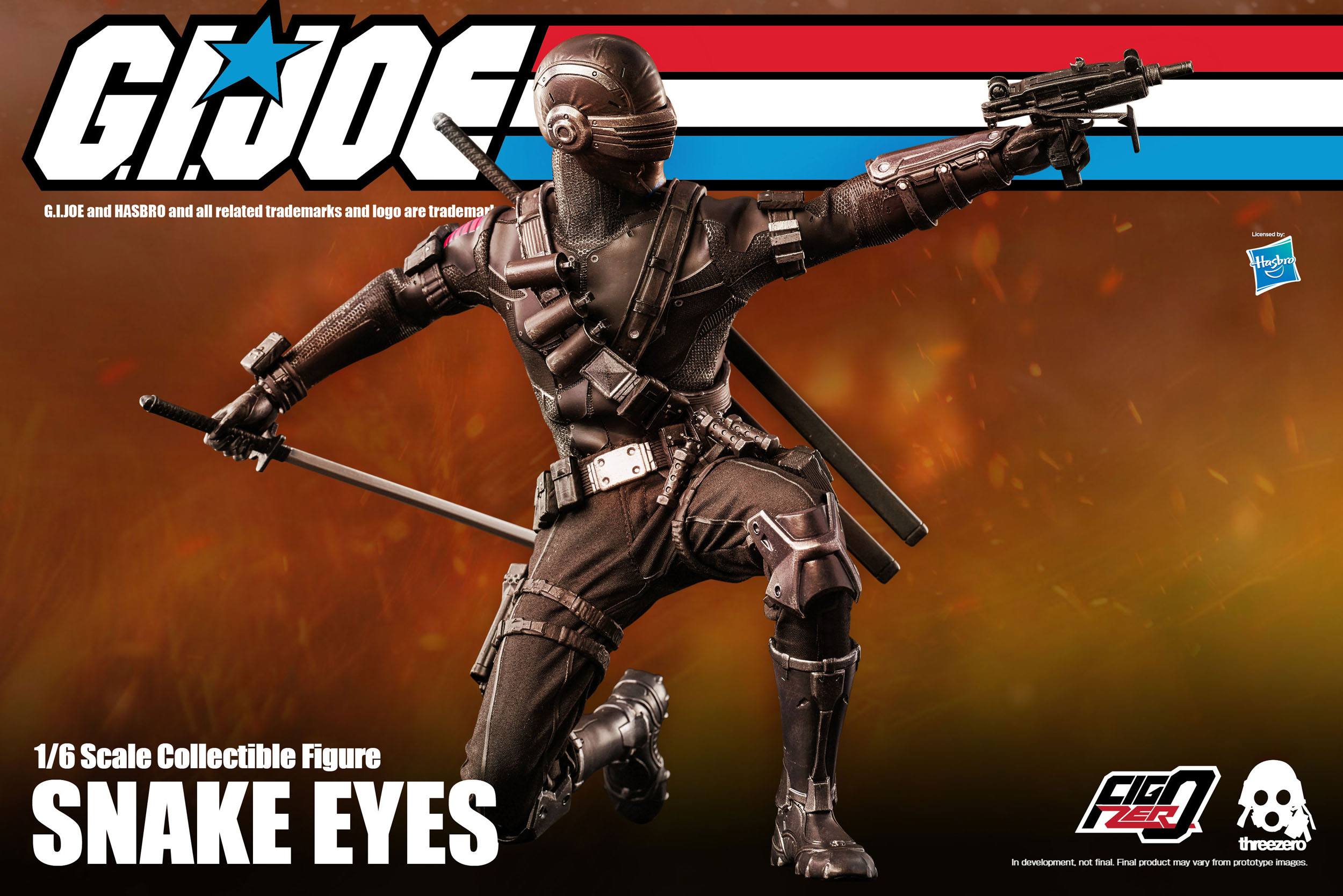 Threezero G.I. Joe Action Figure 1/6 Snake Eyes 30 cm