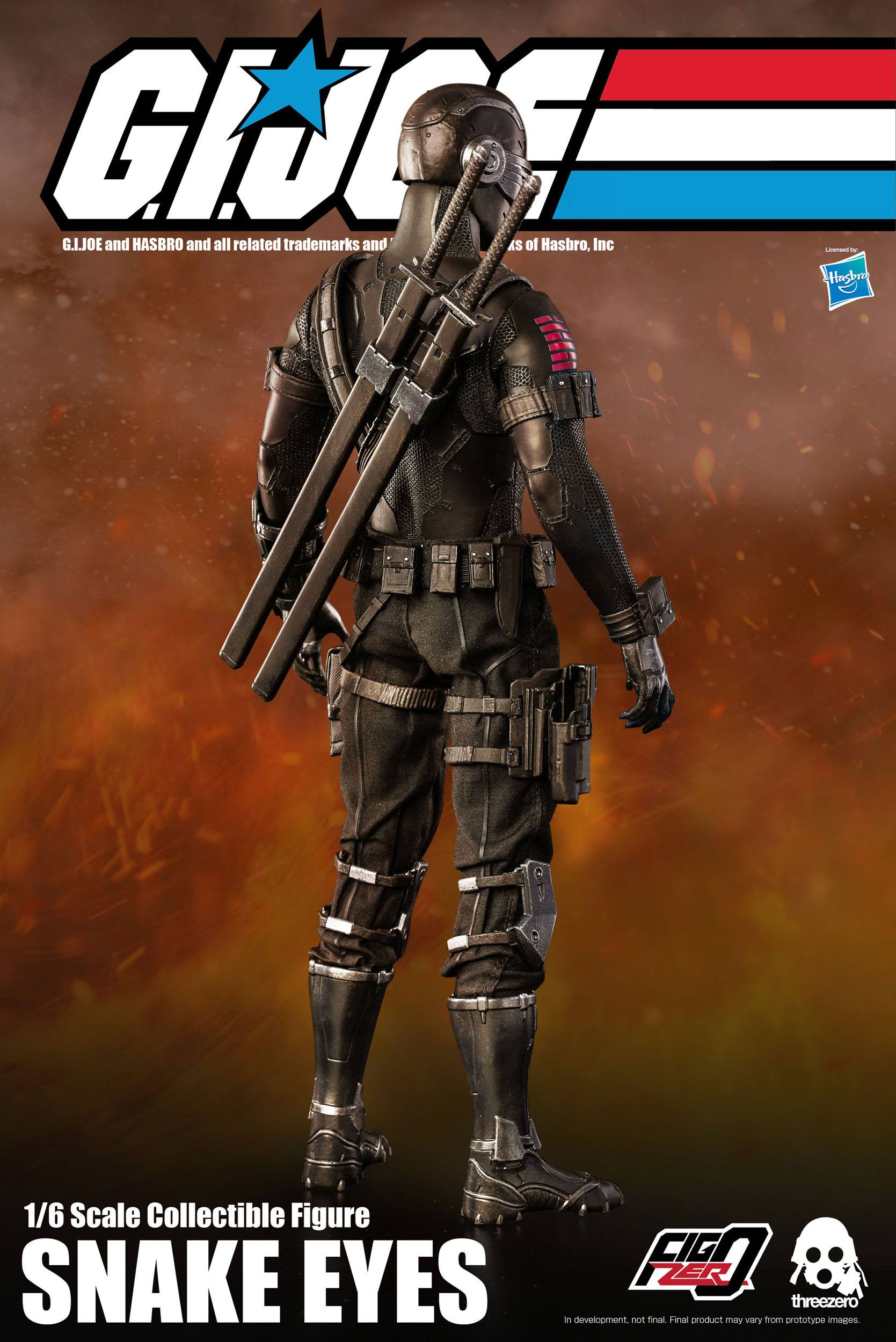 Threezero G.I. Joe Action Figure 1/6 Snake Eyes 30 cm