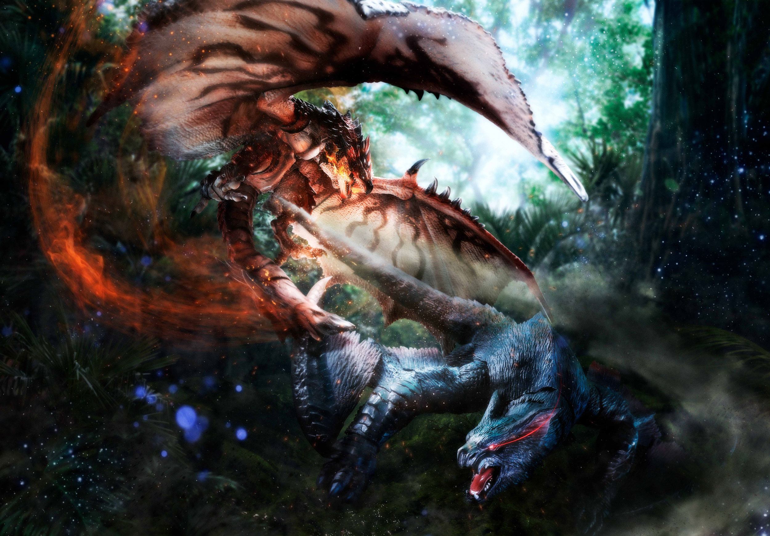 Monster Hunter SH MonsterArts Rathalos