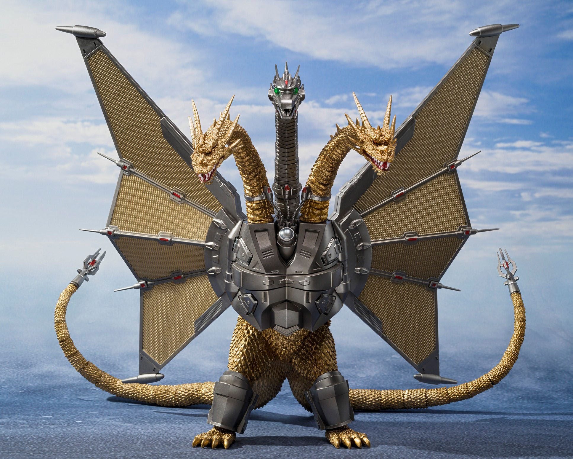 Godzilla vs King Ghidorah SH MonsterArts Mecha Ghidorah Shinjuku Decisive Battle Special Set