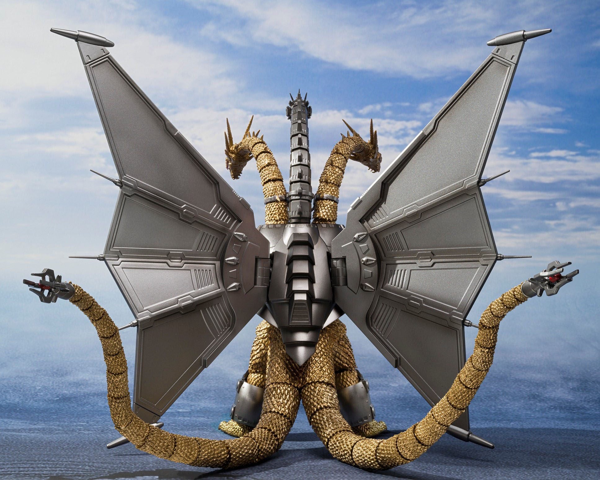 Godzilla vs King Ghidorah SH MonsterArts Mecha Ghidorah Shinjuku Decisive Battle Special Set