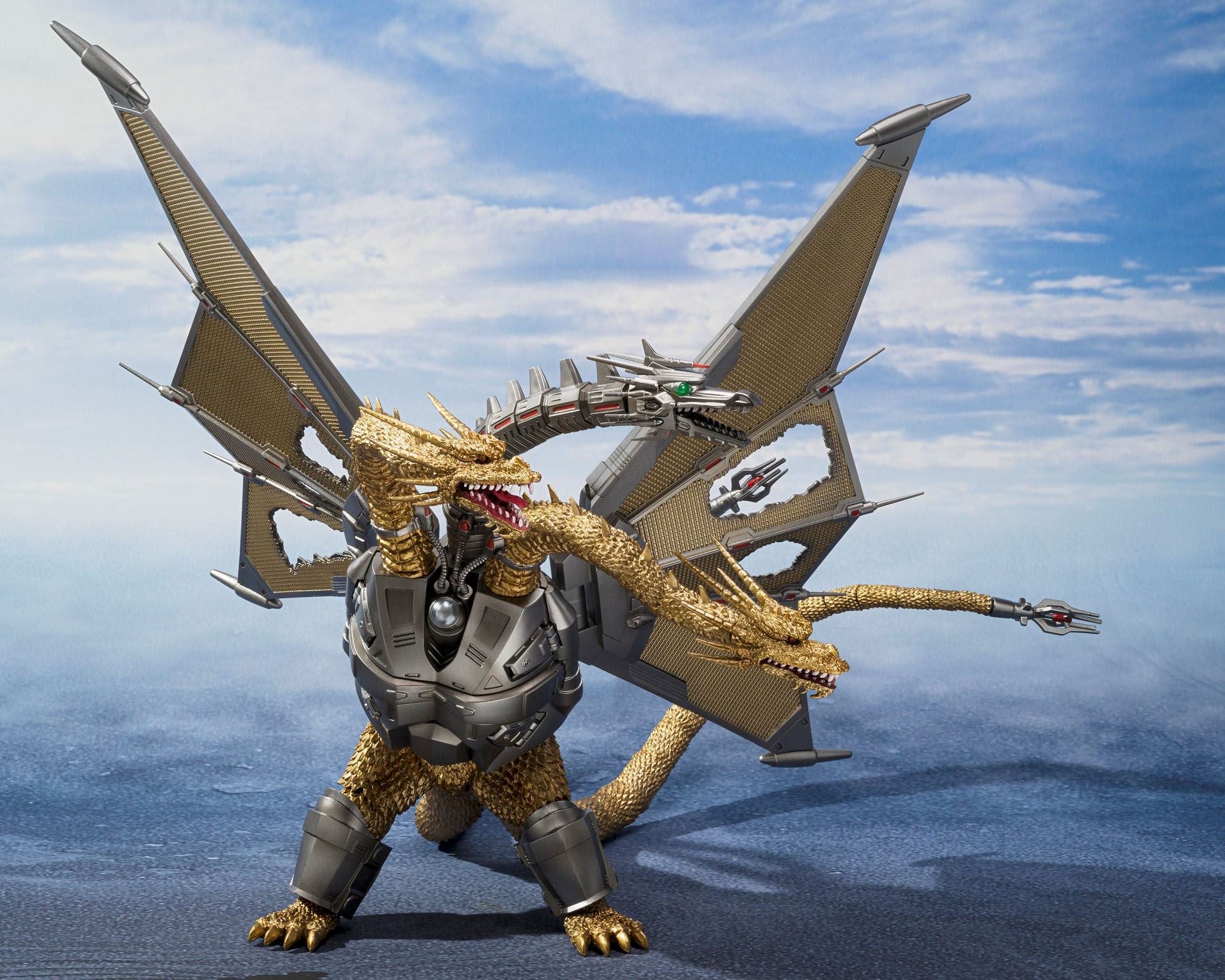 Godzilla vs King Ghidorah SH MonsterArts Mecha Ghidorah Shinjuku Decisive Battle Special Set