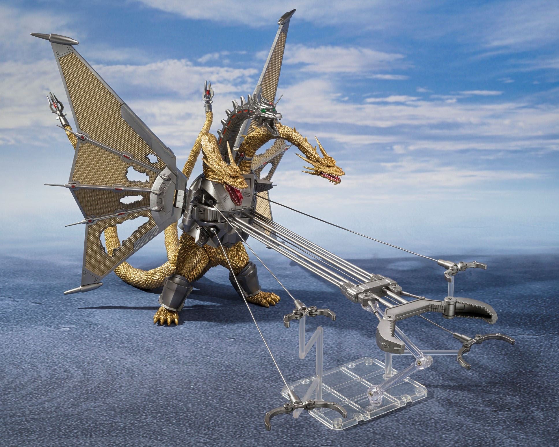 Godzilla vs King Ghidorah SH MonsterArts Mecha Ghidorah Shinjuku Decisive Battle Special Set